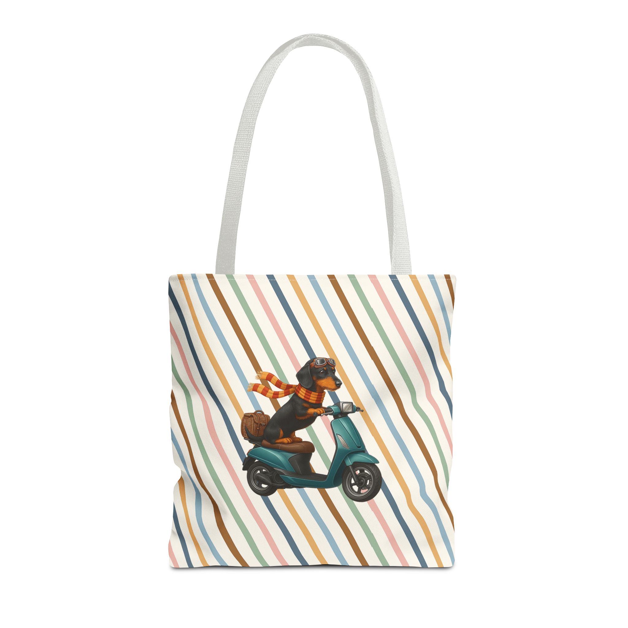 Dachshund canvas tote bag scooter funny shoulder bag dog cute tote bag cool gift for her pet lover purse puppy print cool handbag - Image 15