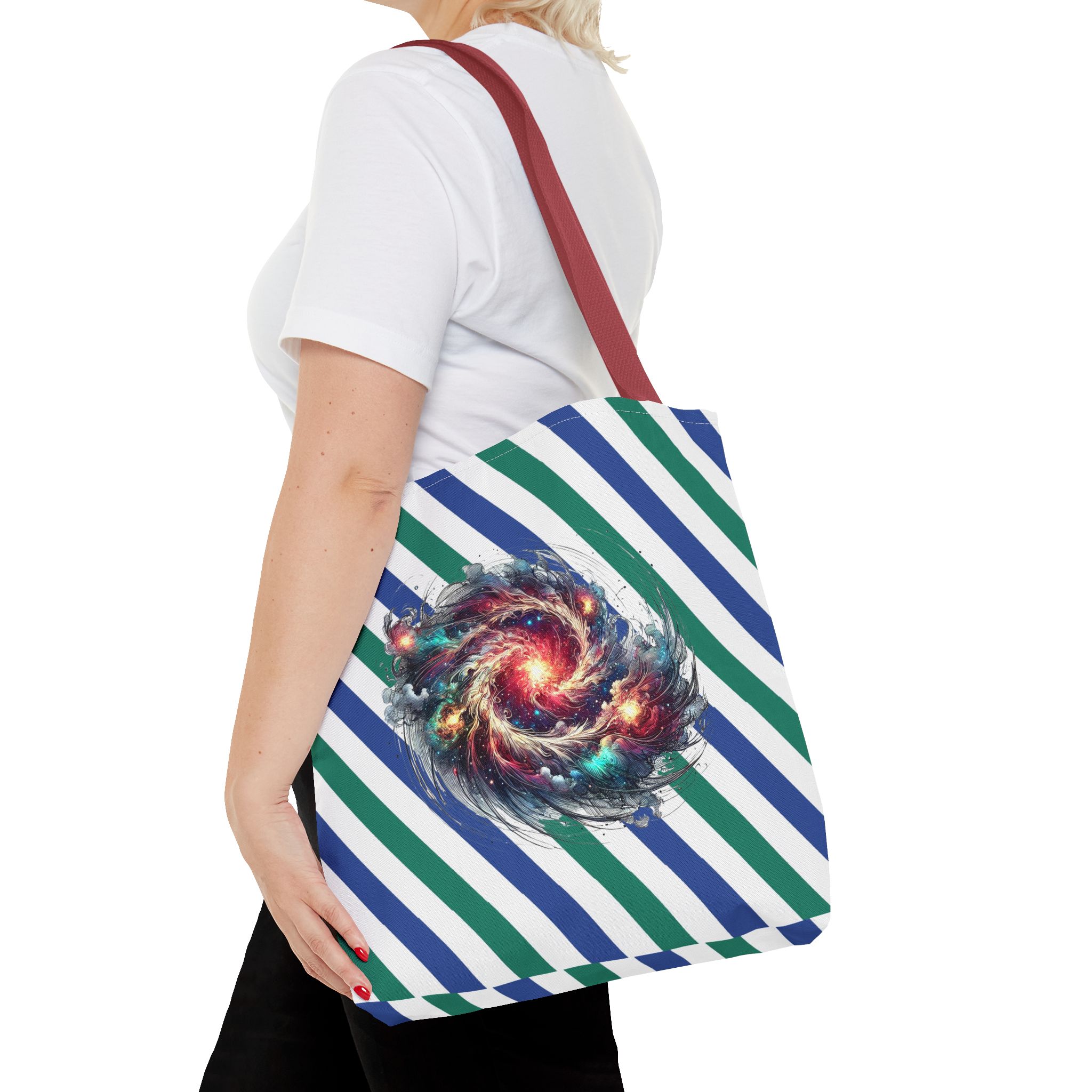 Galaxy tote bag unique space design perfect as a gift - Image 10