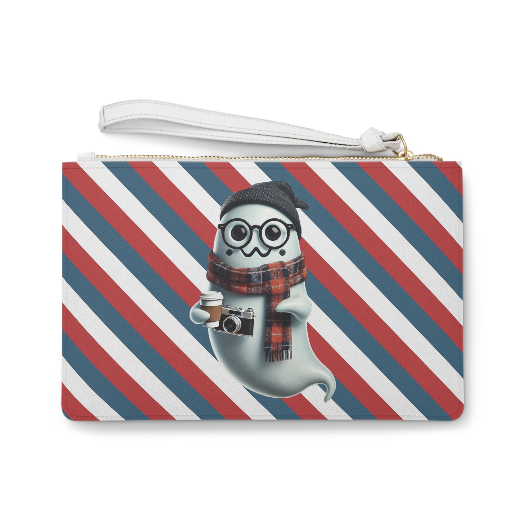 Funny clutch bag Surf Clutch bag ghost Surfer purse cool cothing gift retro purse unique evening bag - Imagen 2