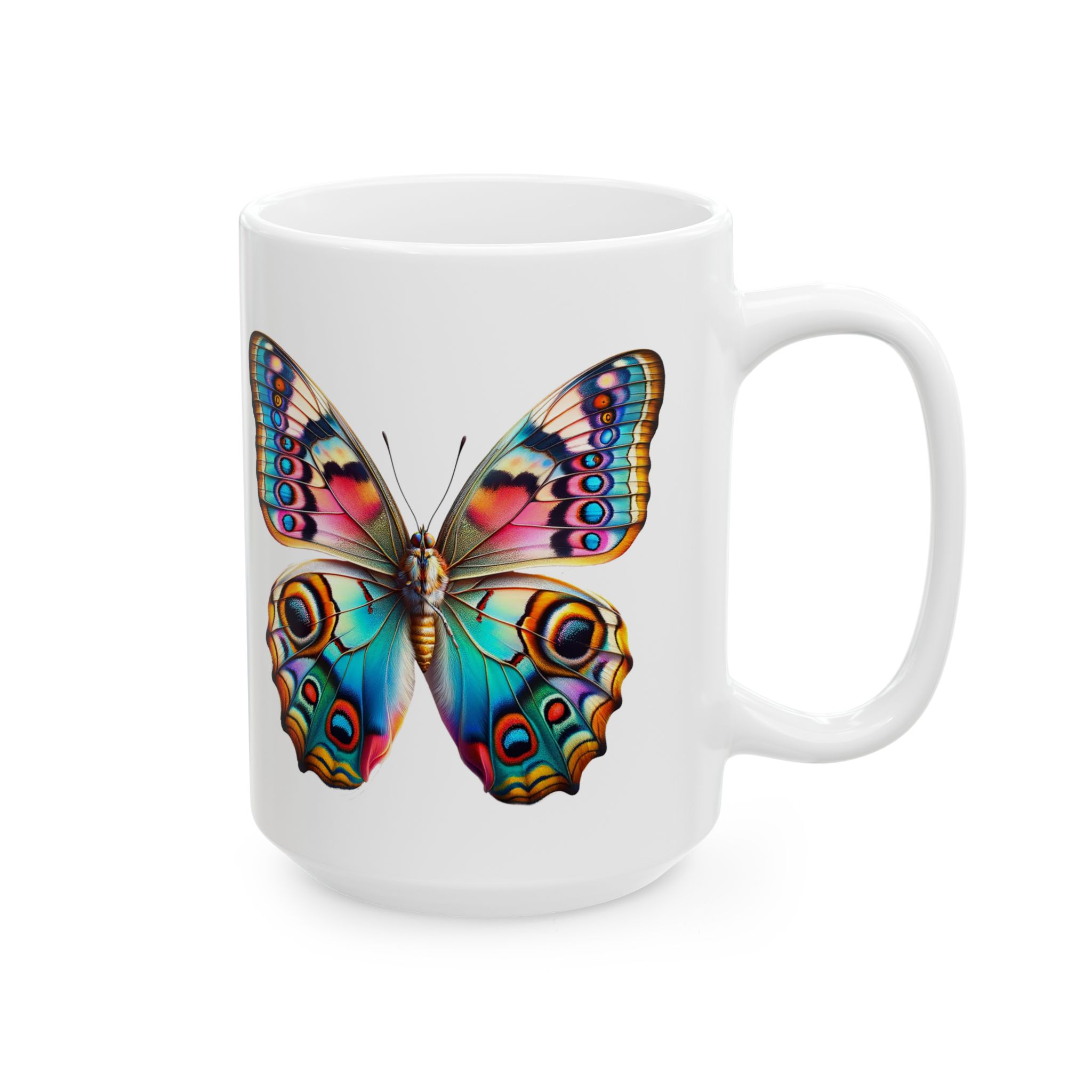Coffee mug Butterfly unique cup boho gift for her office accessory cute mug nature design – Image 4