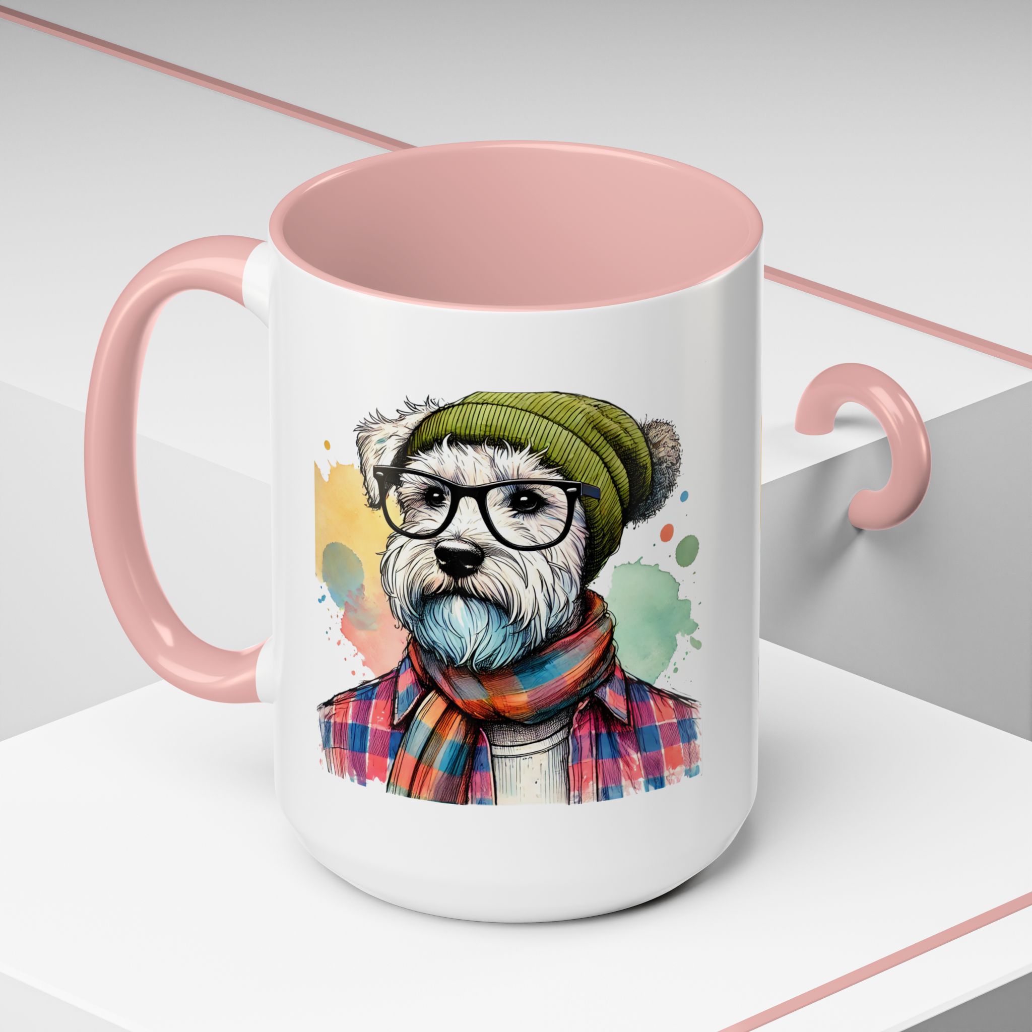 Funny mug dog Boho coffee mug funny gift pet lover hipster accessory lover tea office mug unique design - Image 28