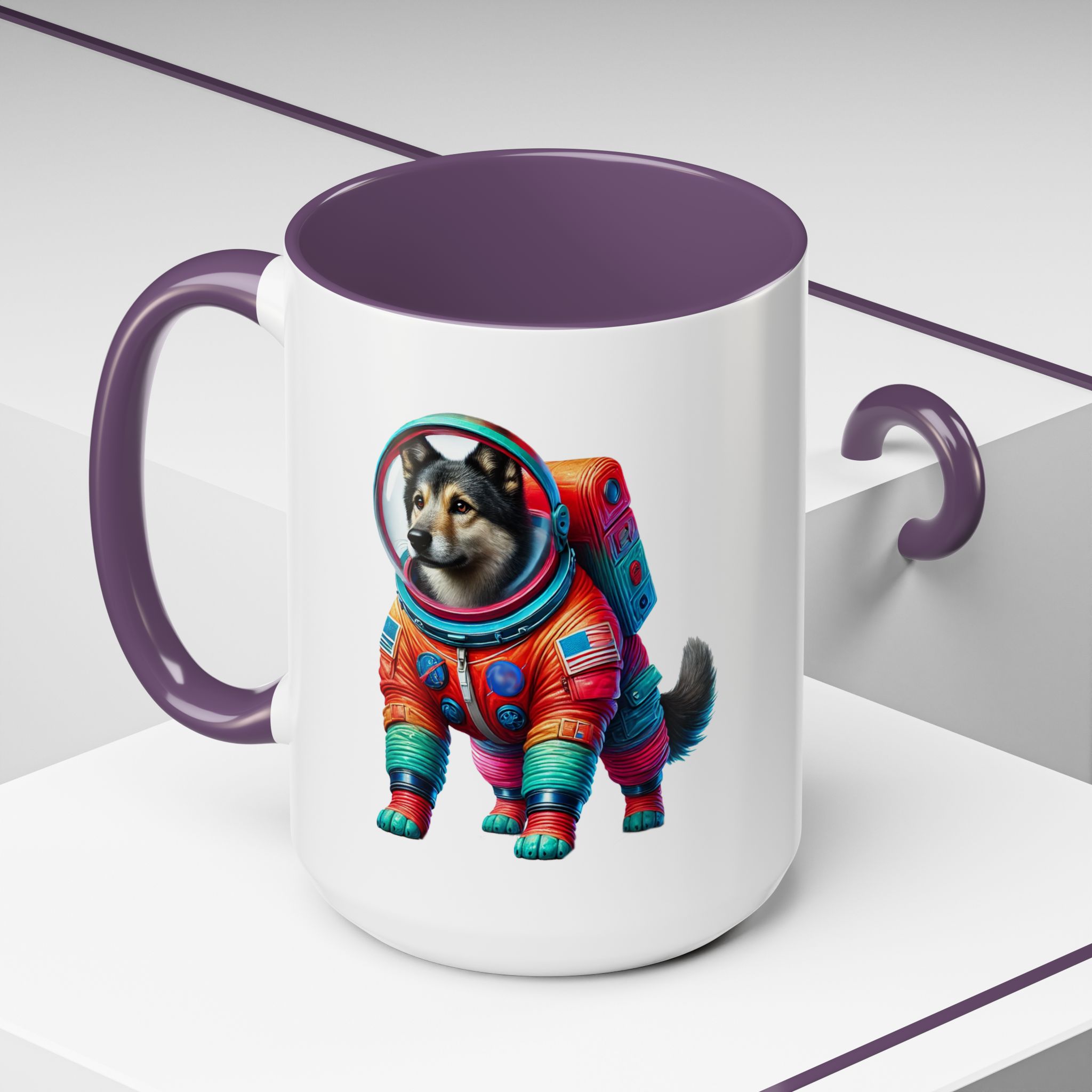 Office mug Dog Outerspace coffee cup Dachshund astronaut tea lover boho gift for her pet accessory puppy - Image 60