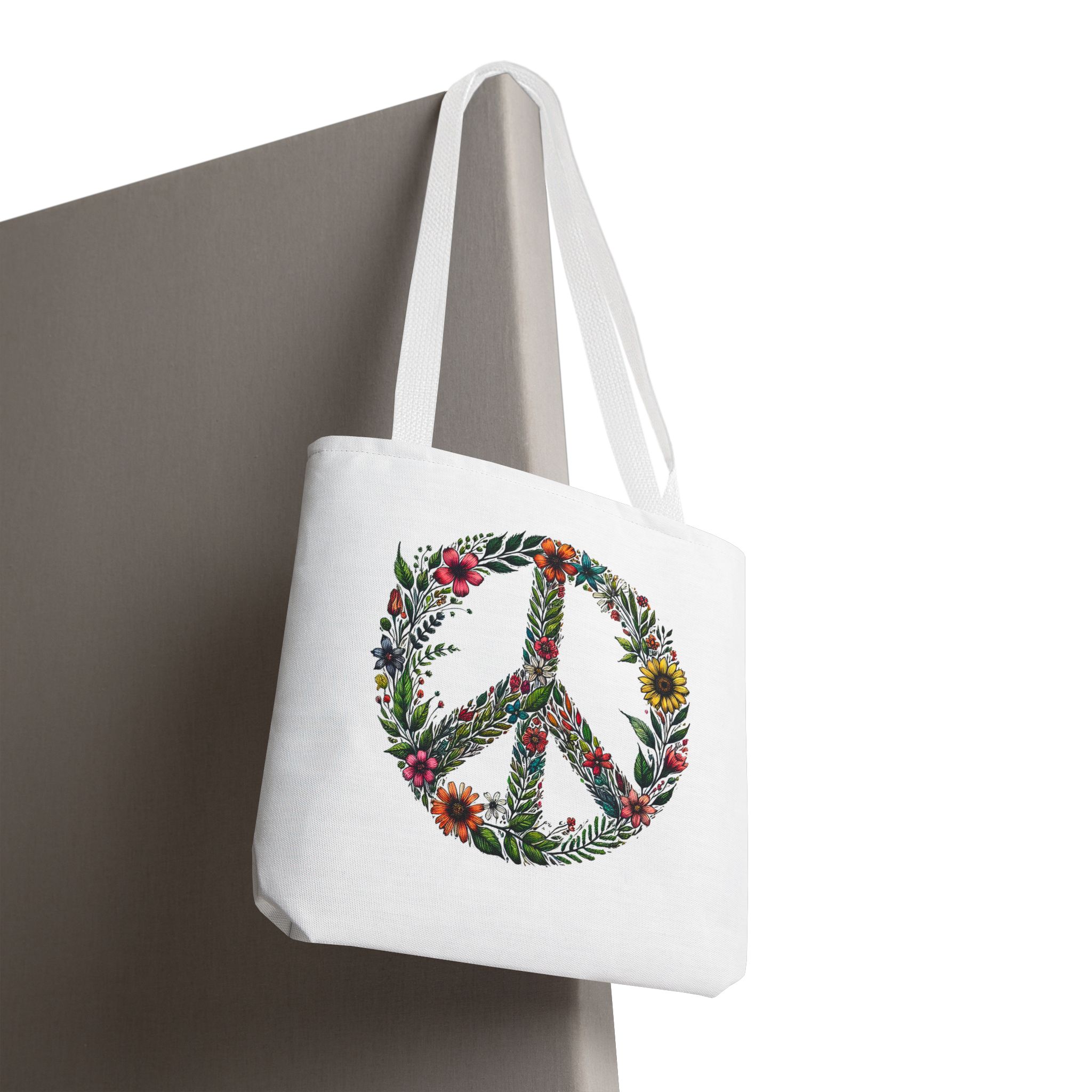 Peace and Love tote bag positive vibes and dreamy vintage look - Image 16