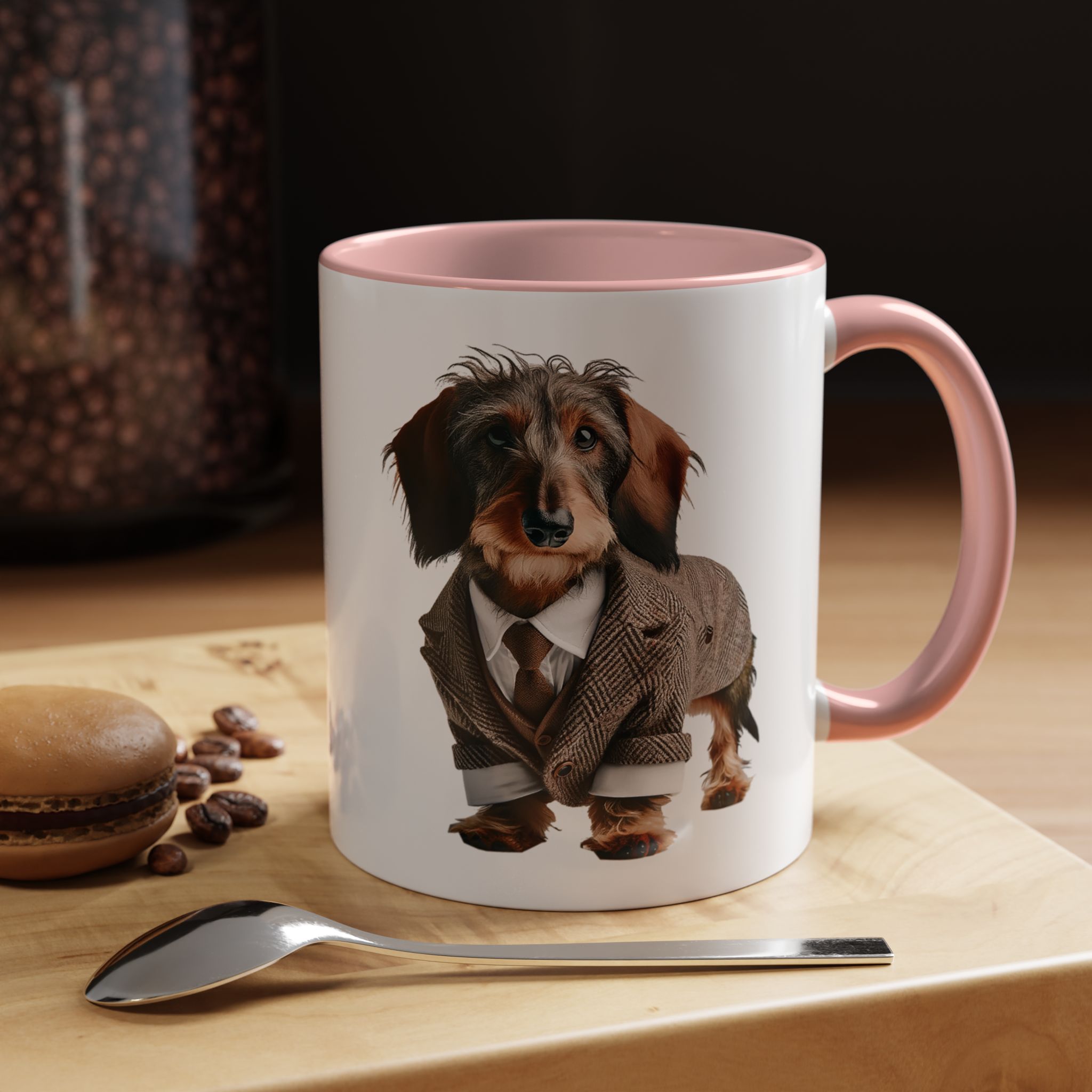 Office mug Dachshund coffee Cup Dog love gift for her unique mug boho tea cup puppy design pet accessory - Image 11