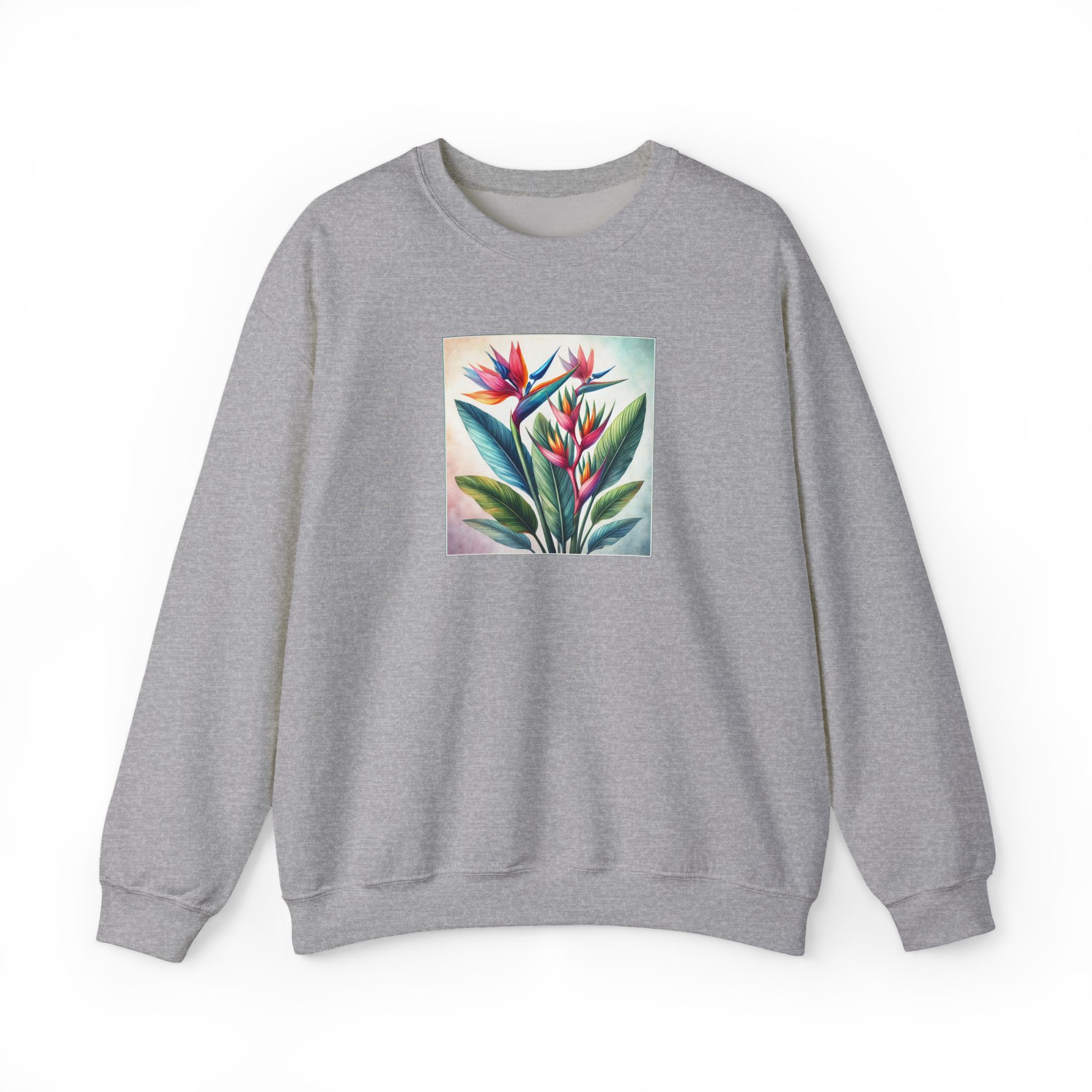 Flower sweatshirt – Tropical sweatshirt – Boho Flower sweater nature print - Image 14