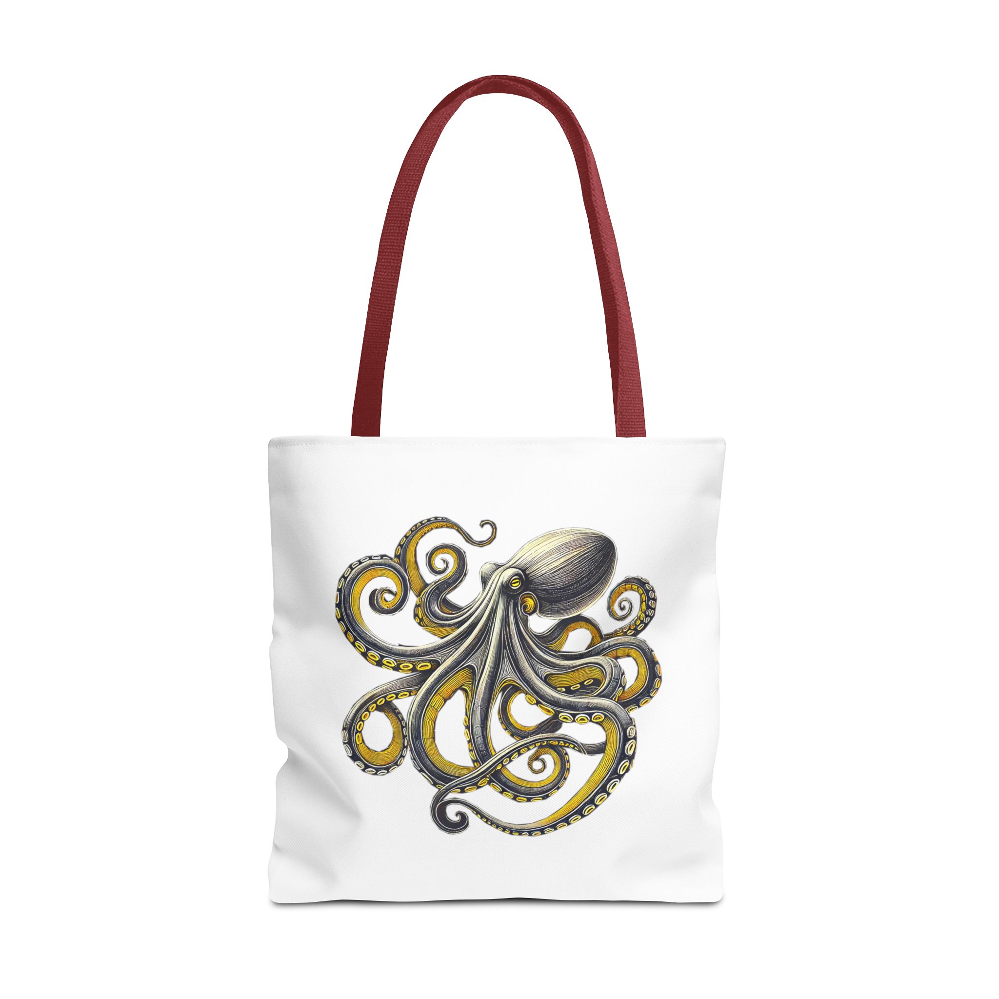 Octopus Tote bag – Boho Octopus purse – Retro handbag japanese print - Image 11