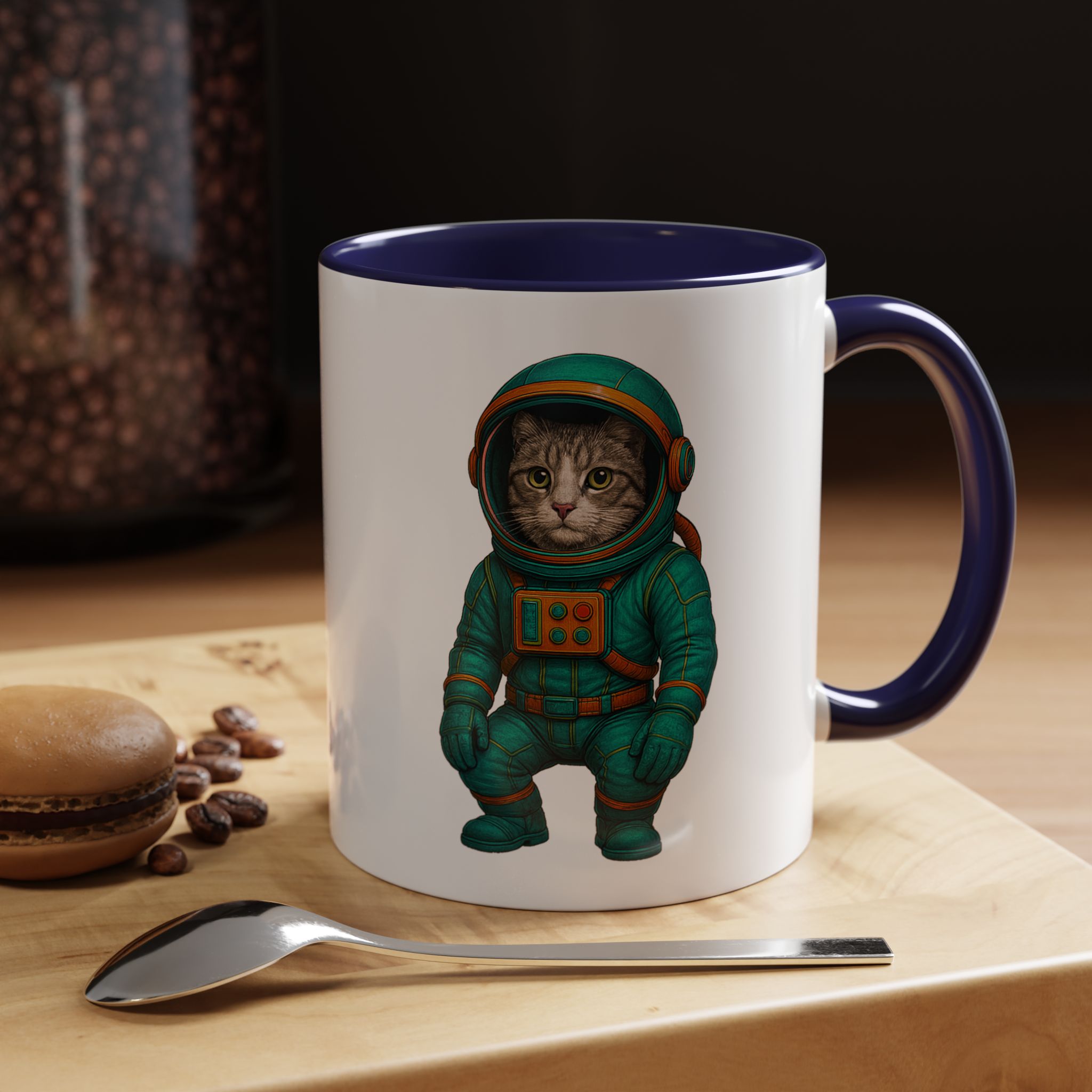 Coffee Mug funny Cat lover boho Mug Cat astronaut tea cup pet unique accessory kitten gift for her - Imagen 11