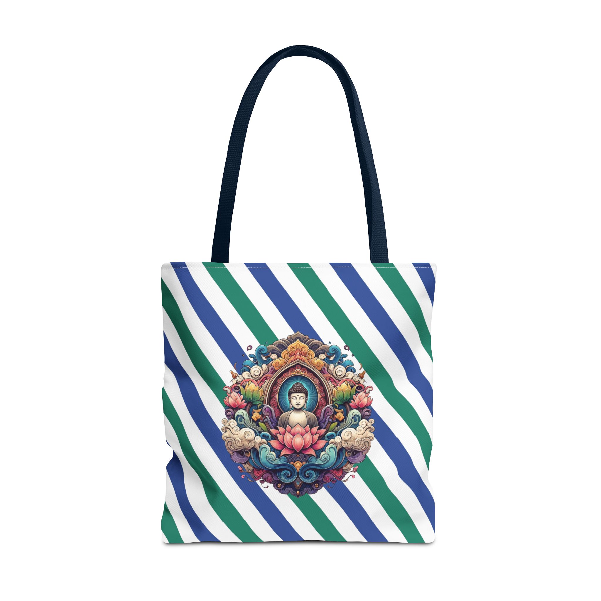 Yoga gift Canvas tote bag buddha shoulder bag meditation handbag vintage mindfulness handbag – Image 29