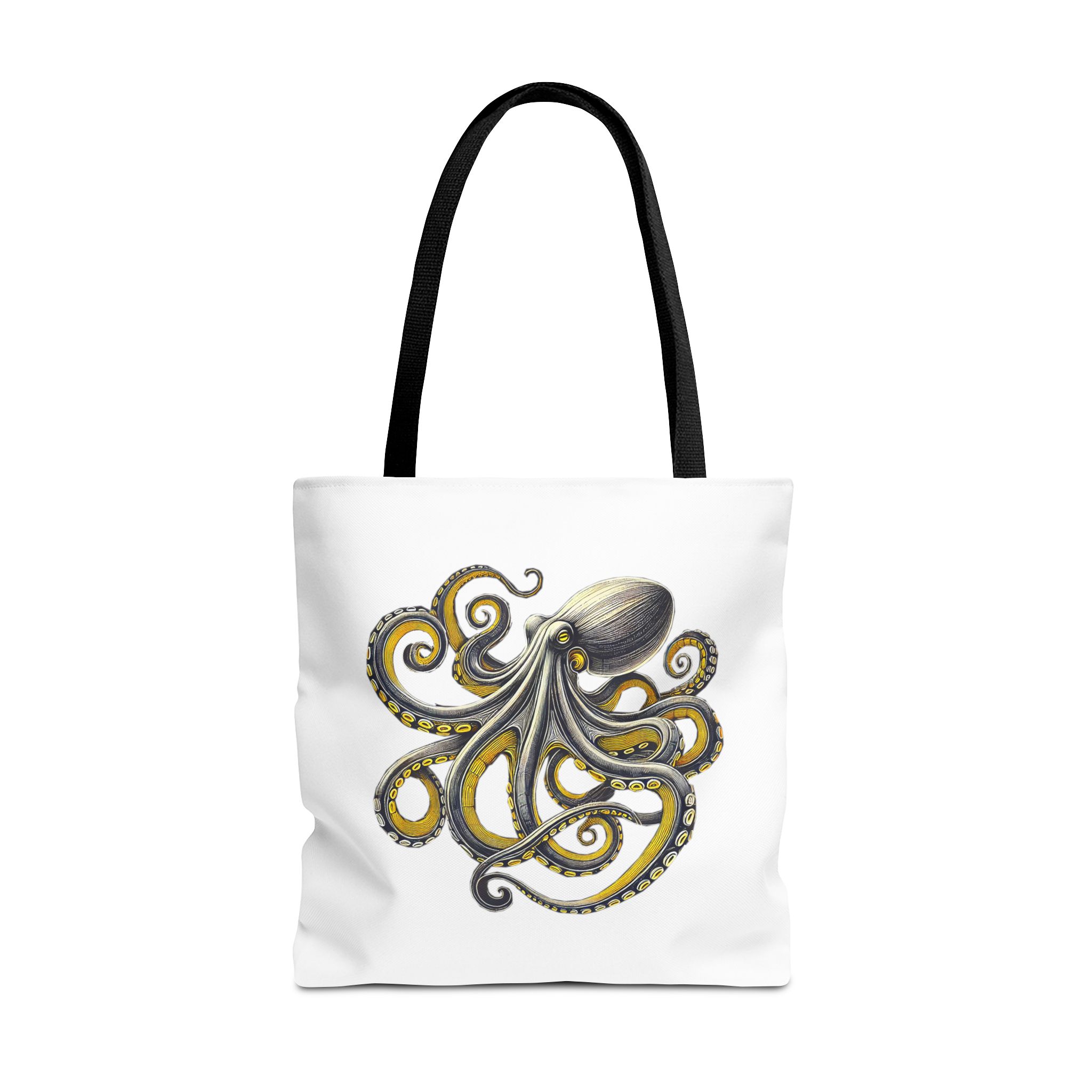 Octopus Tote bag – Boho Octopus purse – Retro handbag japanese print - Image 5