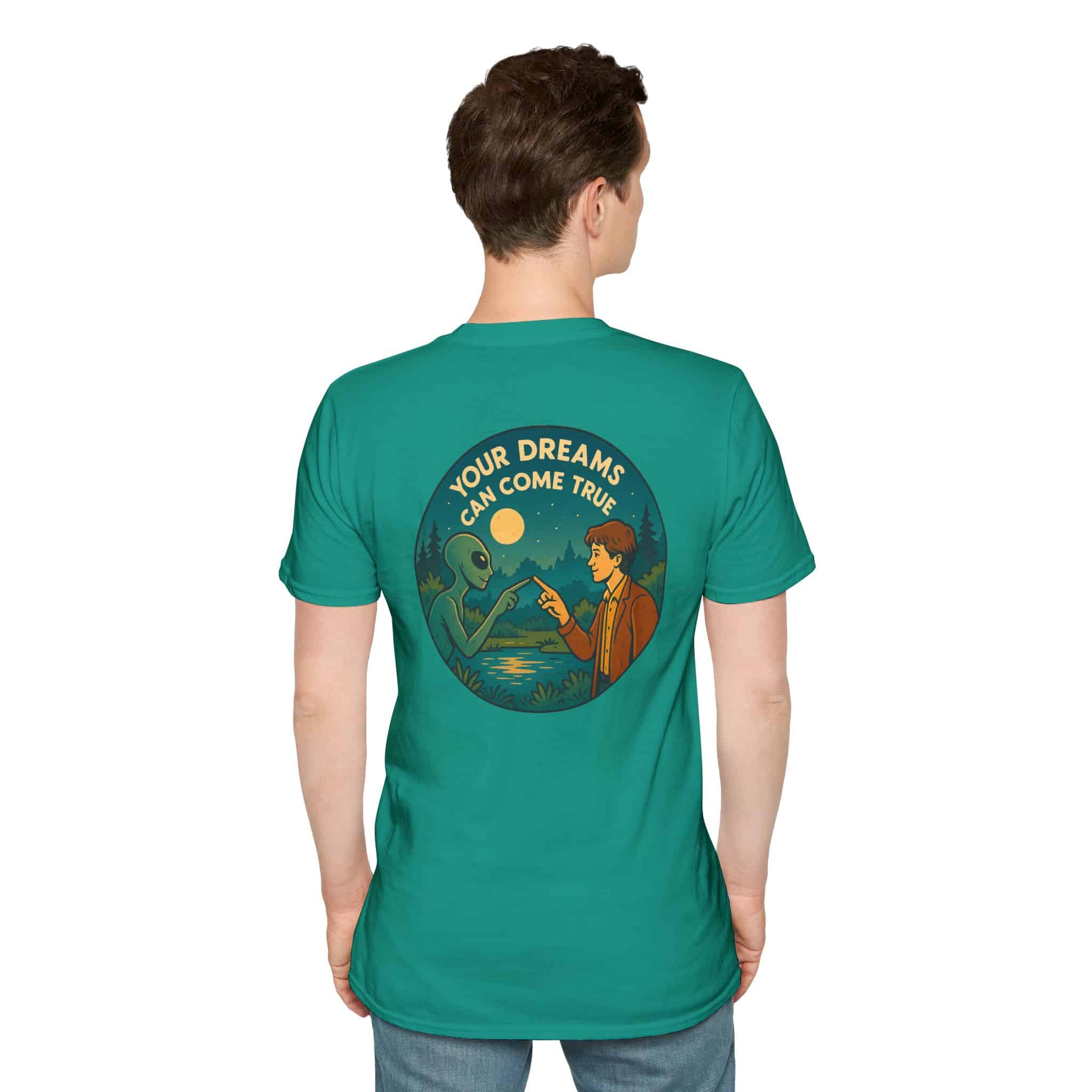 Vintage Alien Tshirt Motivational funny tee alien design graphic clothing for self confidence boost - Image 18