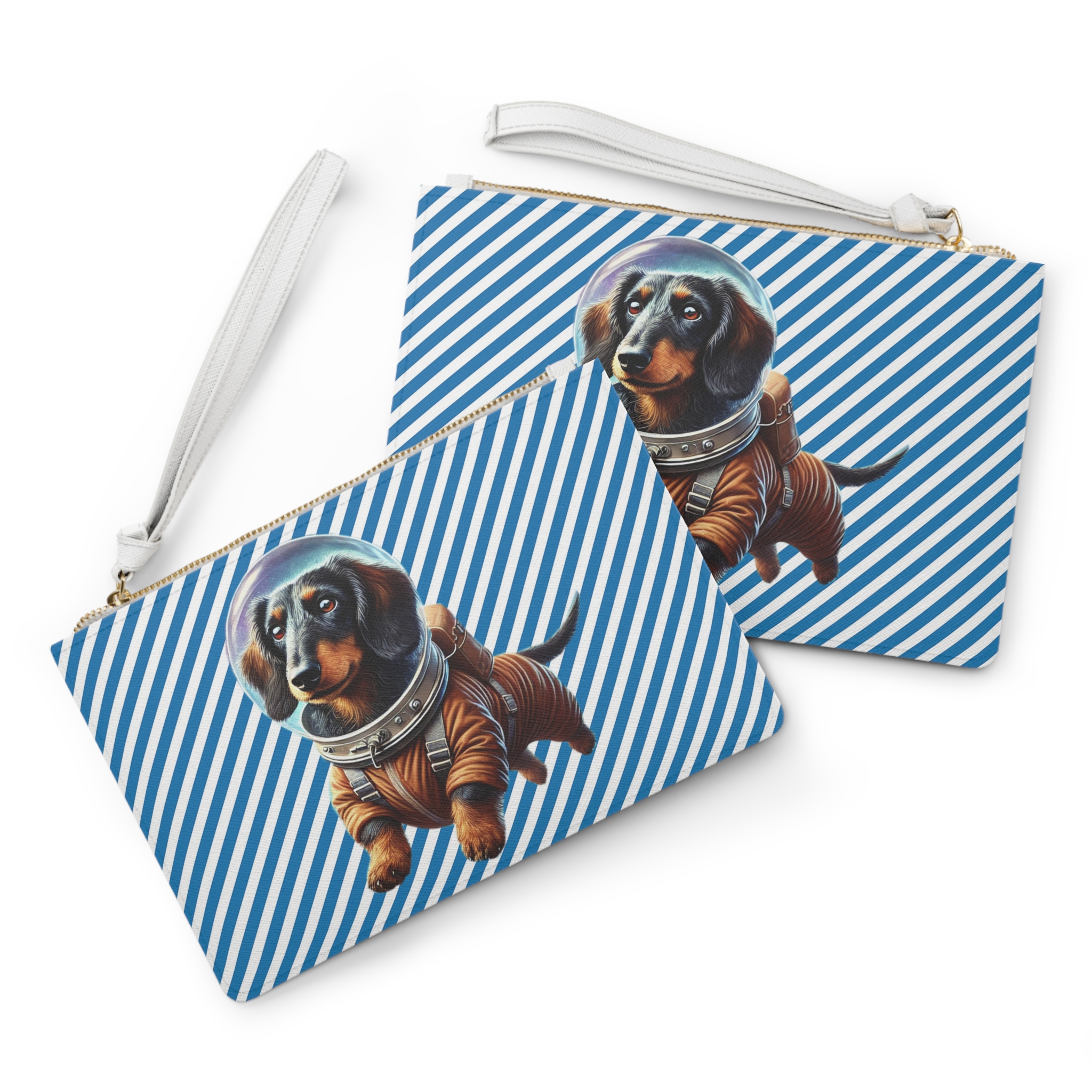 Funny Clutch bag Dog Astronaut evening bag outerspace dog vintage gift purse pet lover handbag purse - Image 2