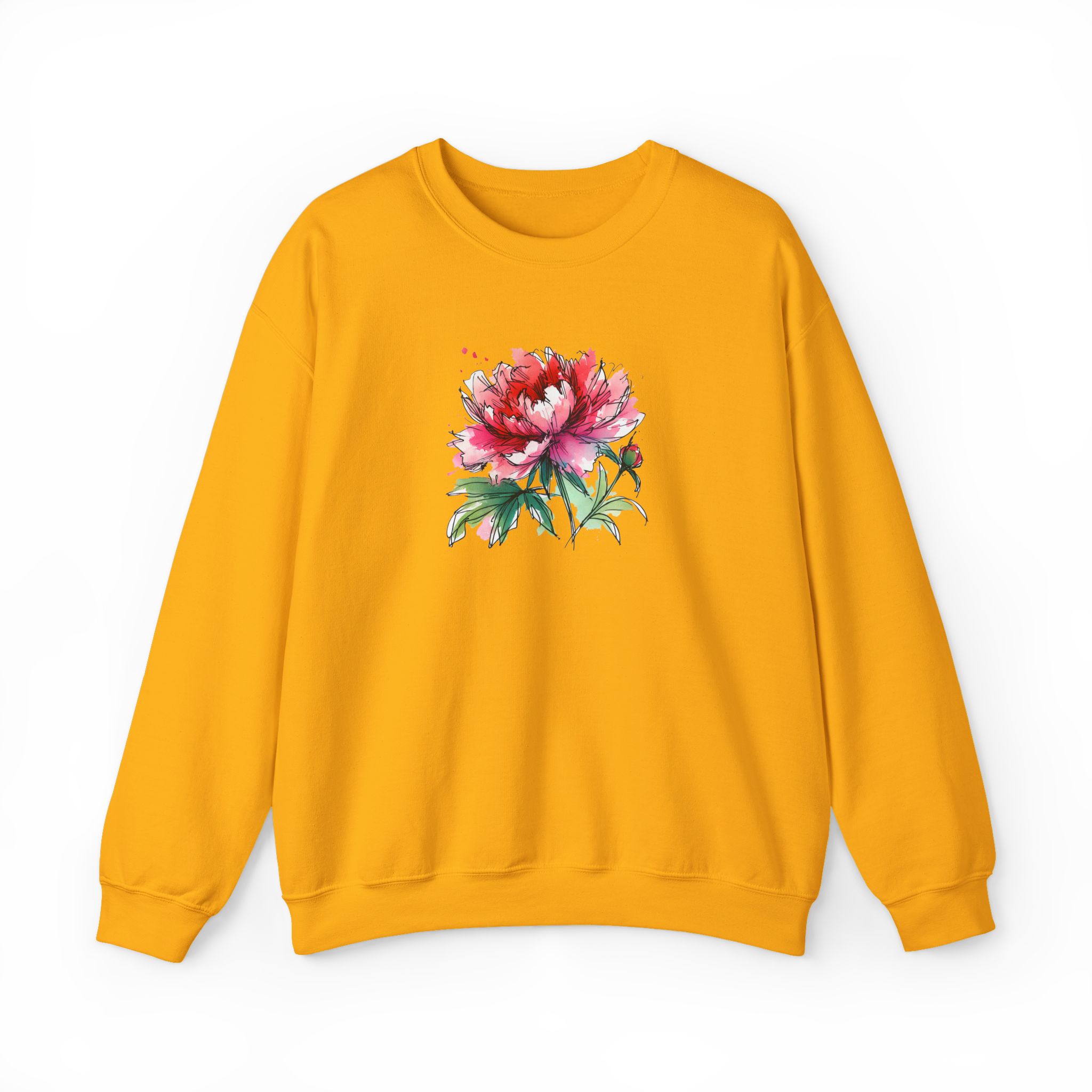 Flower sweatshirt – Tropical sweatshirt – Boho Flower sweater nature print - Image 16