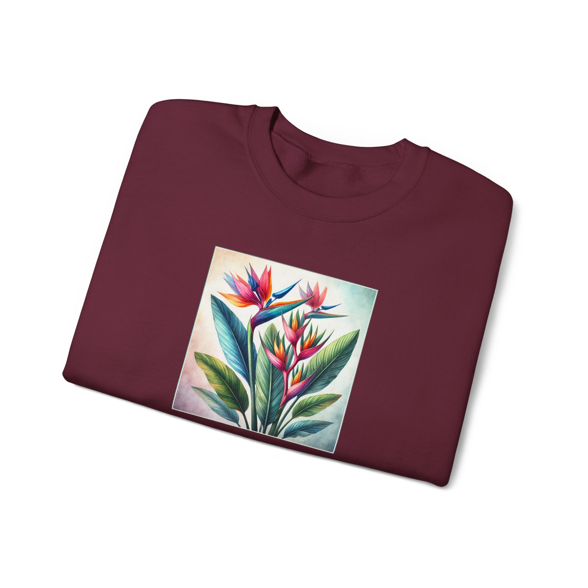 Flower sweatshirt – Tropical sweatshirt – Boho Flower sweater nature print - Image 17