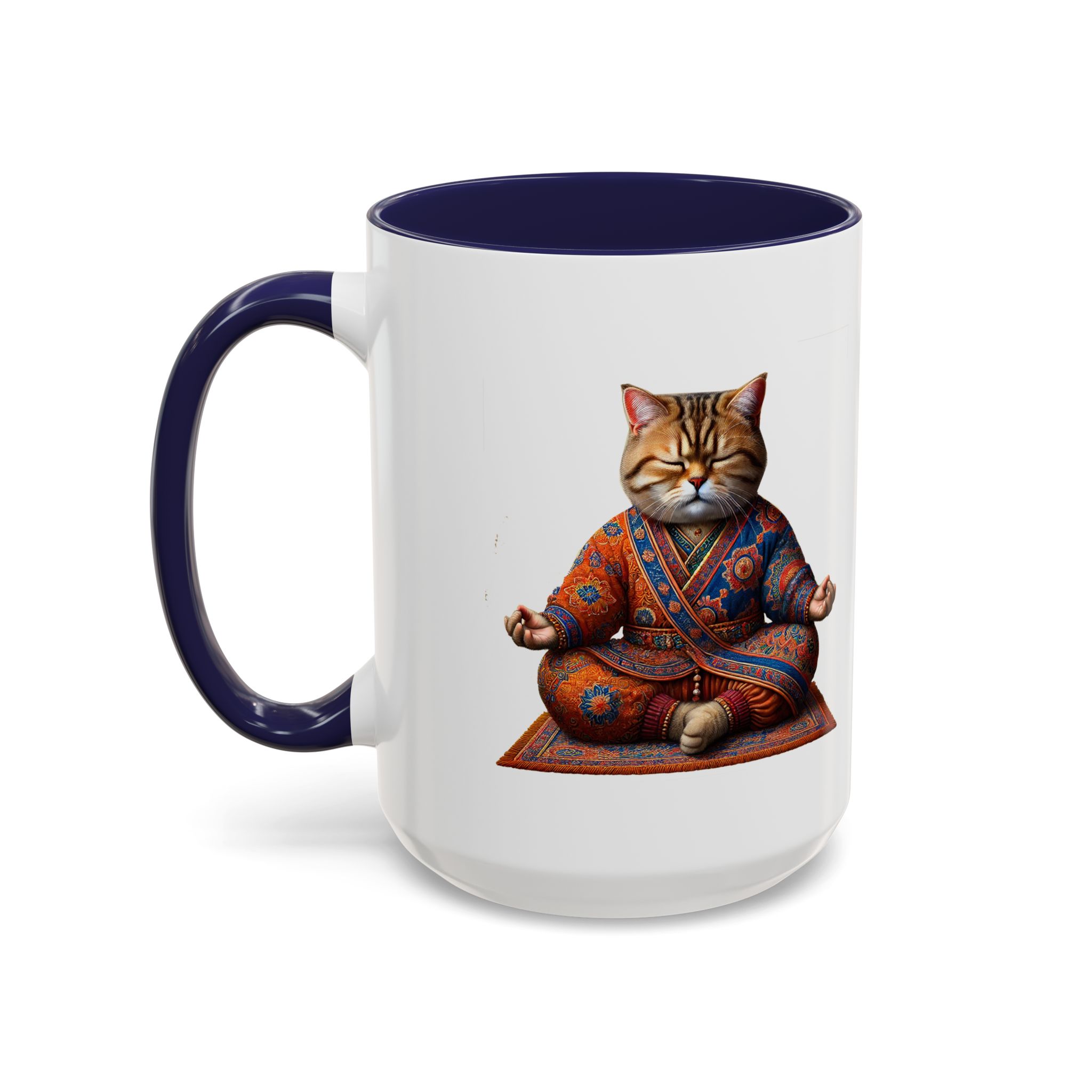Office Mug cat lover yoga gift for mom Tea cup coffee Mug meditation accessory mindfulness pet design - Image 26