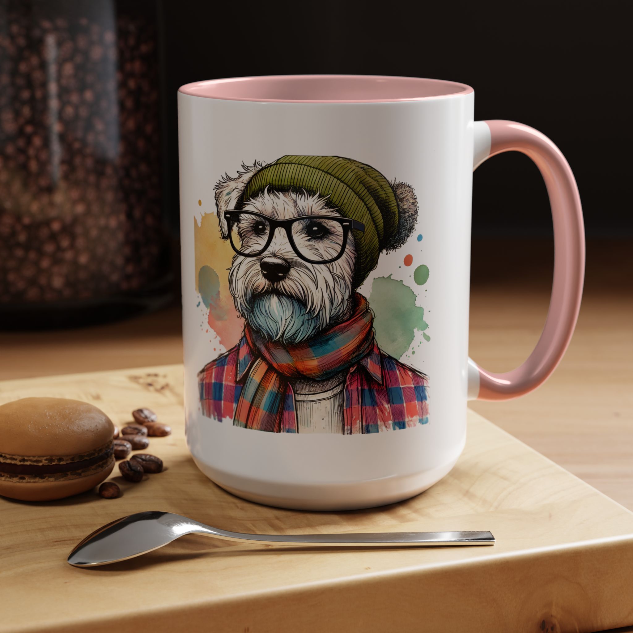 Funny mug dog Boho coffee mug funny gift pet lover hipster accessory lover tea office mug unique design - Image 27