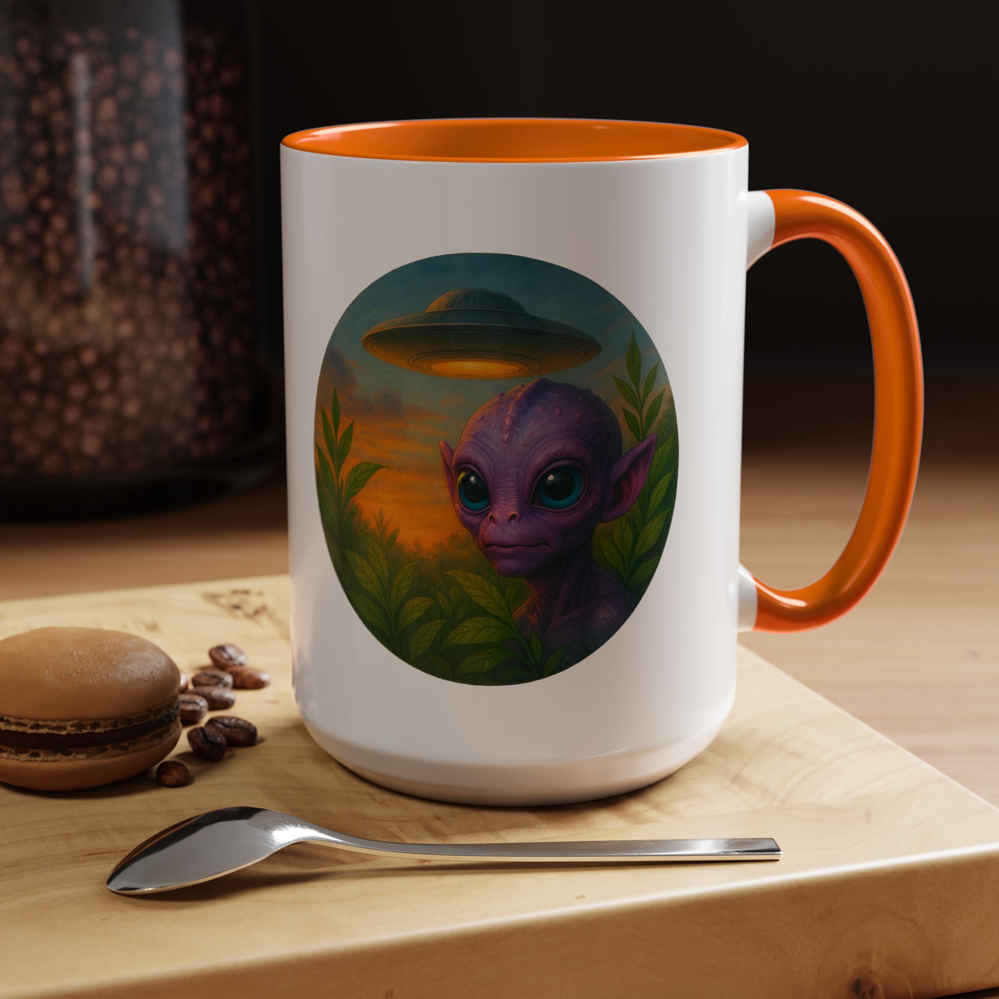 Alien mug and cup extraterrestrial whale fantasy funny vintage graphic oversized womens design - Image 55