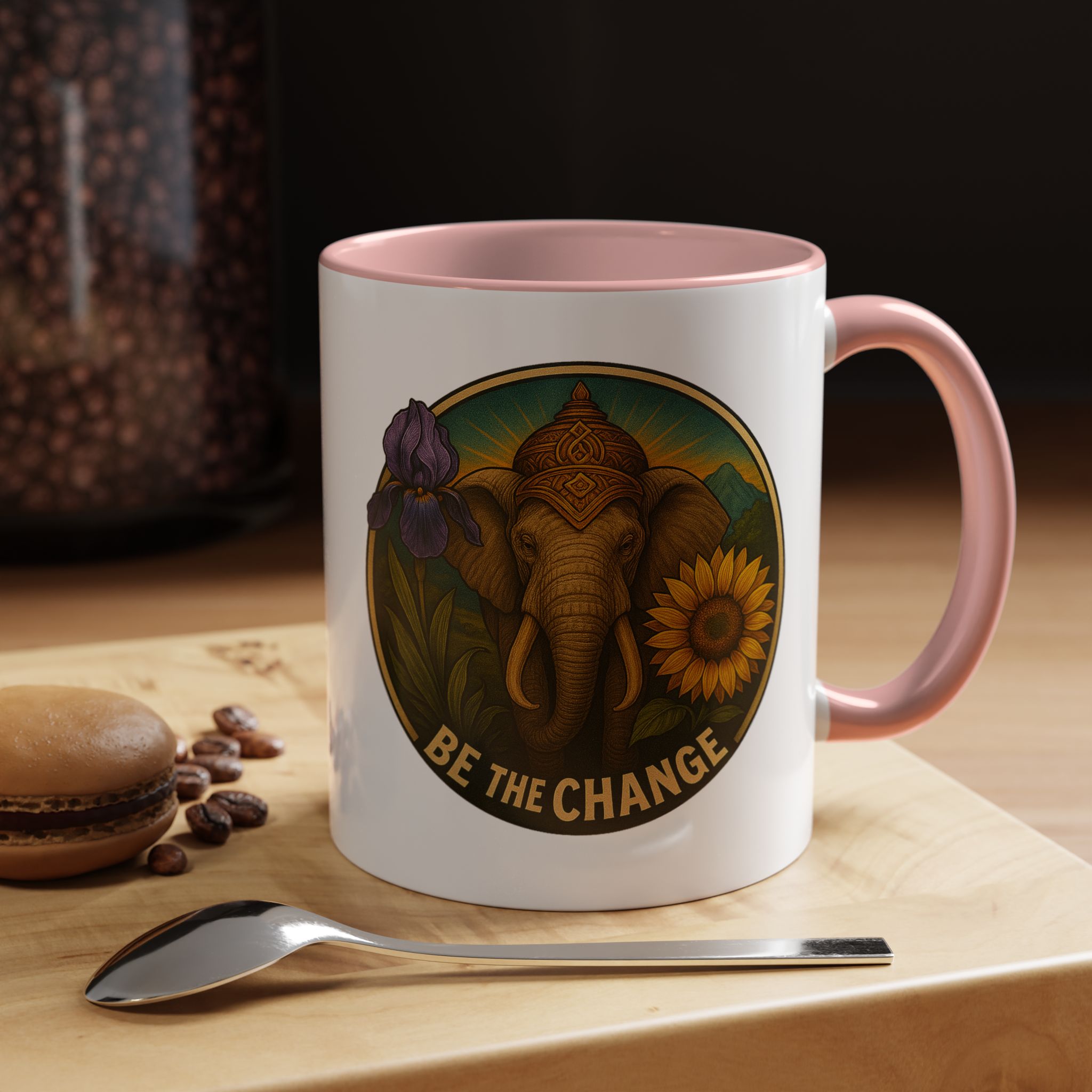 Surrealist coffee mug buddha Fantasy mug Limited Edition Hand Drawn Art by Real Artist - Imagen 11