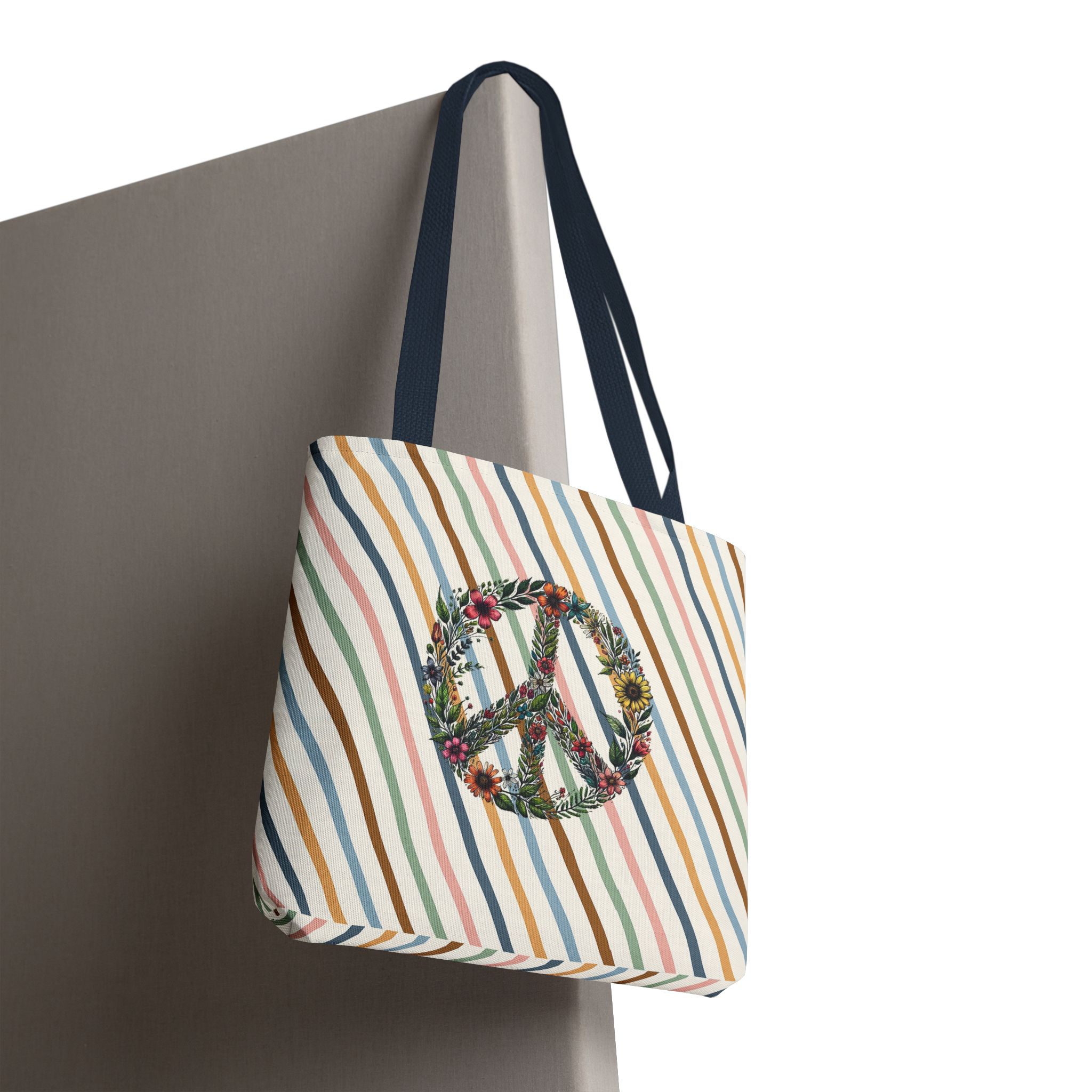 Peace and Love tote bag positive vibes and dreamy vintage look - Image 30