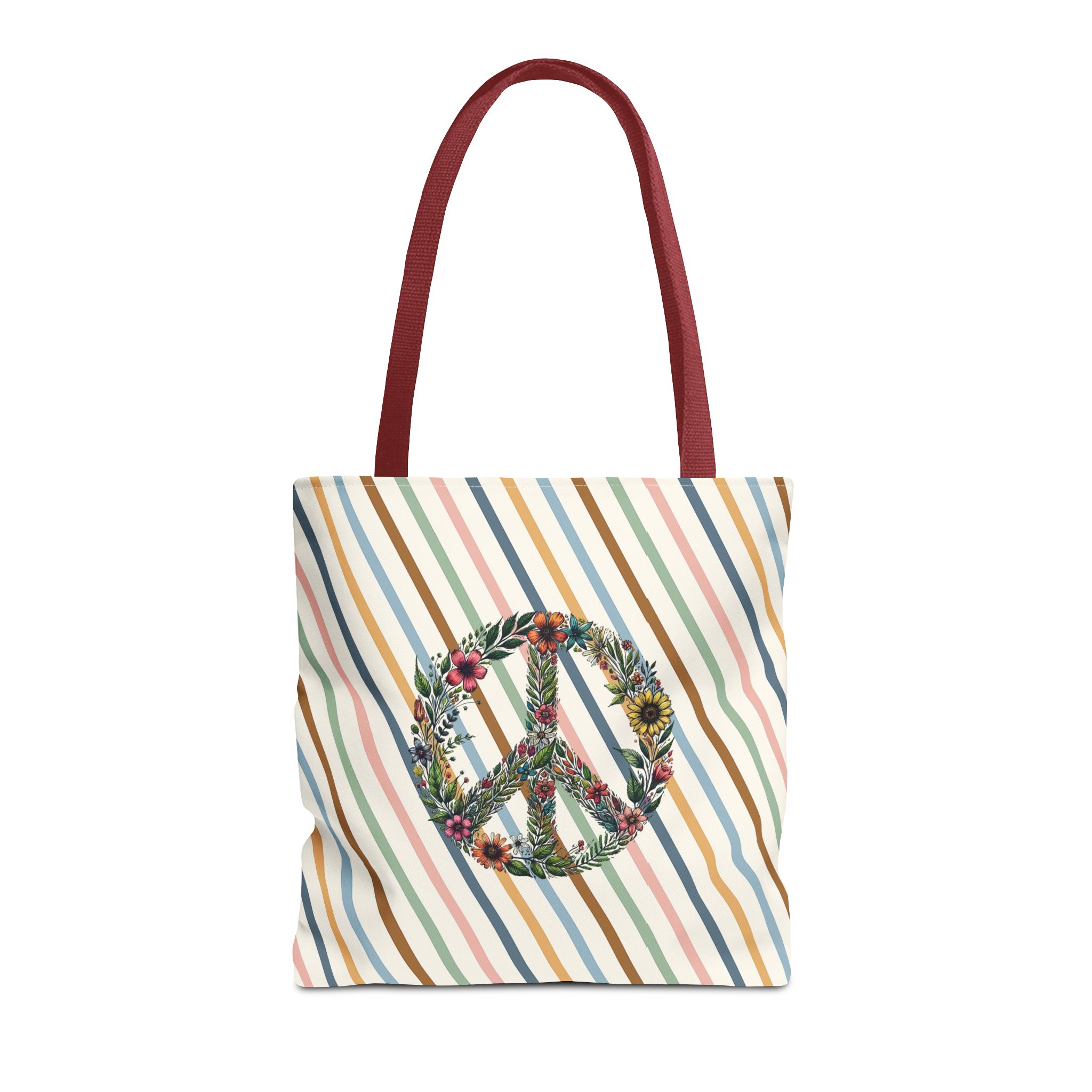 Peace and Love tote bag positive vibes and dreamy vintage look - Image 9