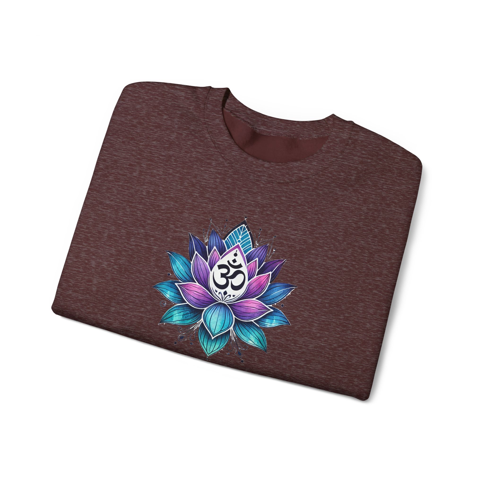 Boho sweattshirt mindfulness graphic sweater lotus flower yoga clothing gift meditation shirt cute apparel comfy outfit unique visual - Image 7