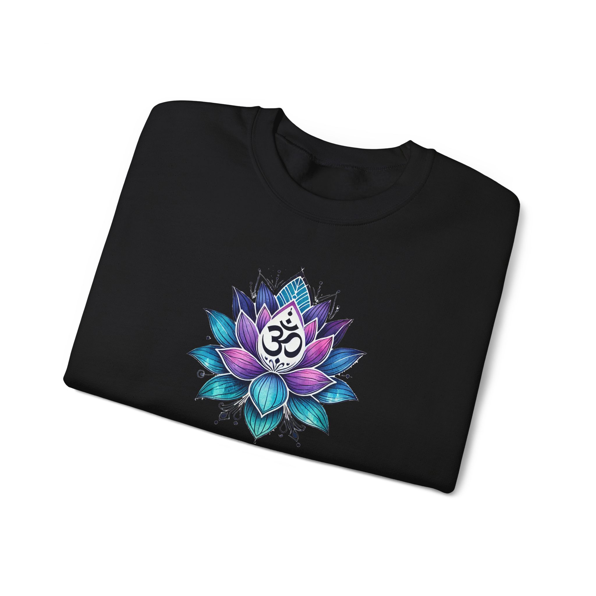 Boho sweattshirt mindfulness graphic sweater lotus flower yoga clothing gift meditation shirt cute apparel comfy outfit unique visual - Image 9