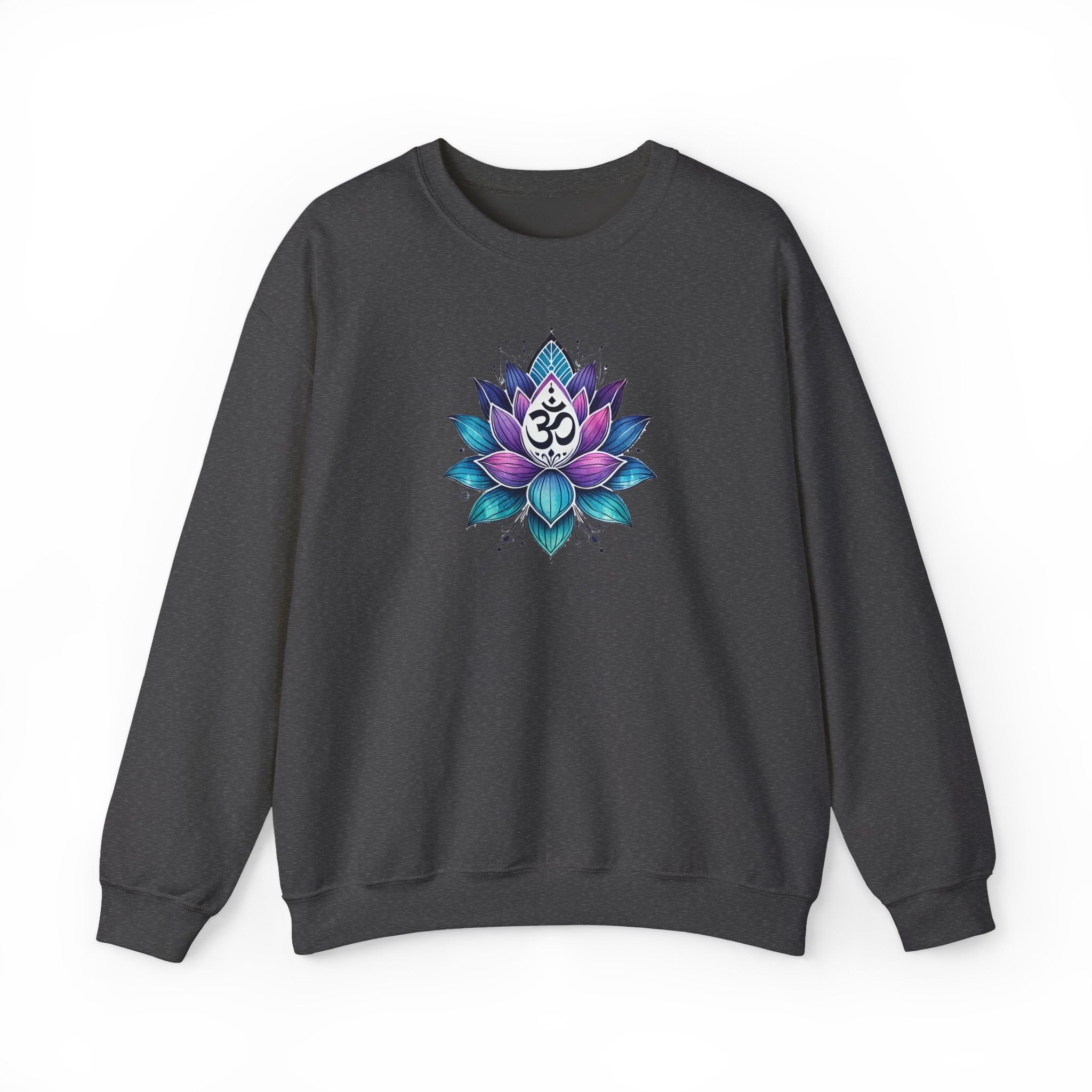 Boho sweattshirt mindfulness graphic sweater lotus flower yoga clothing gift meditation shirt cute apparel comfy outfit unique visual - Image 18