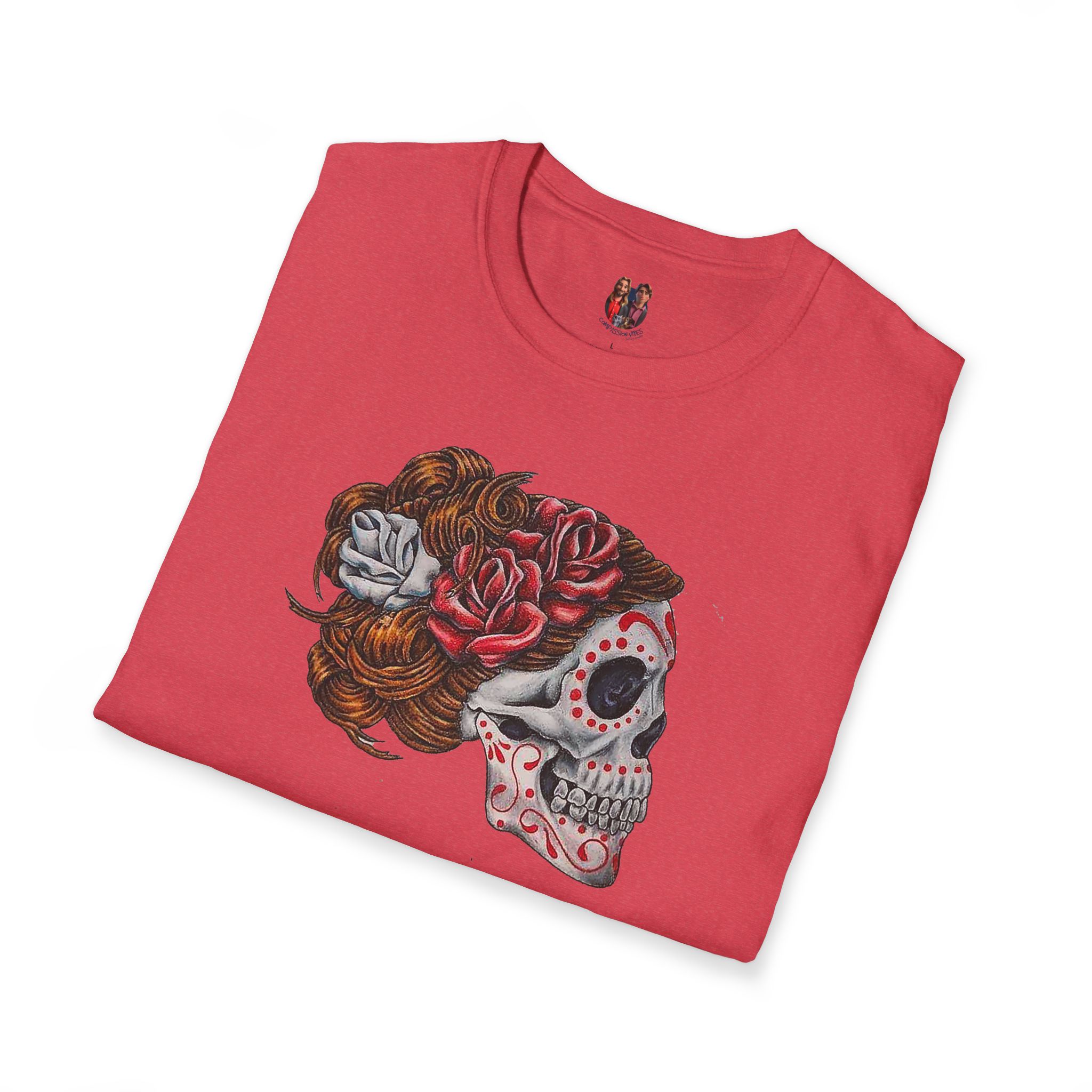 Surrealism Dia de los muertos tshirt unique Drawing by Celebrated Artist - Image 35