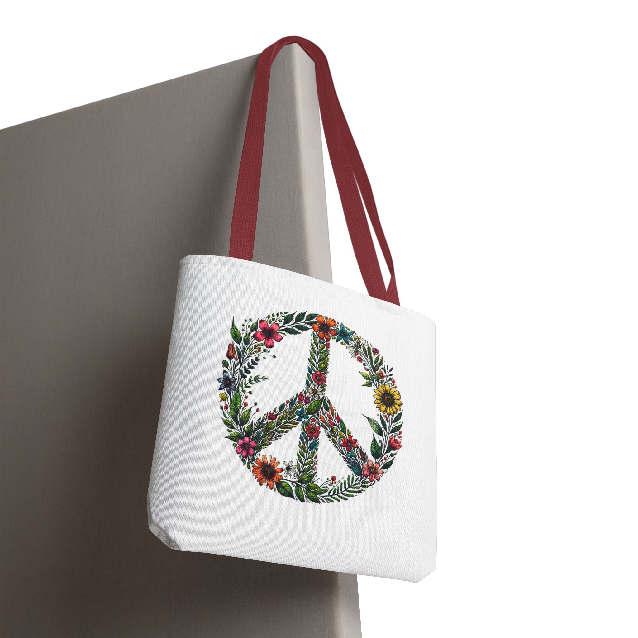 Peace and Love tote bag positive vibes and dreamy vintage look - Image 12