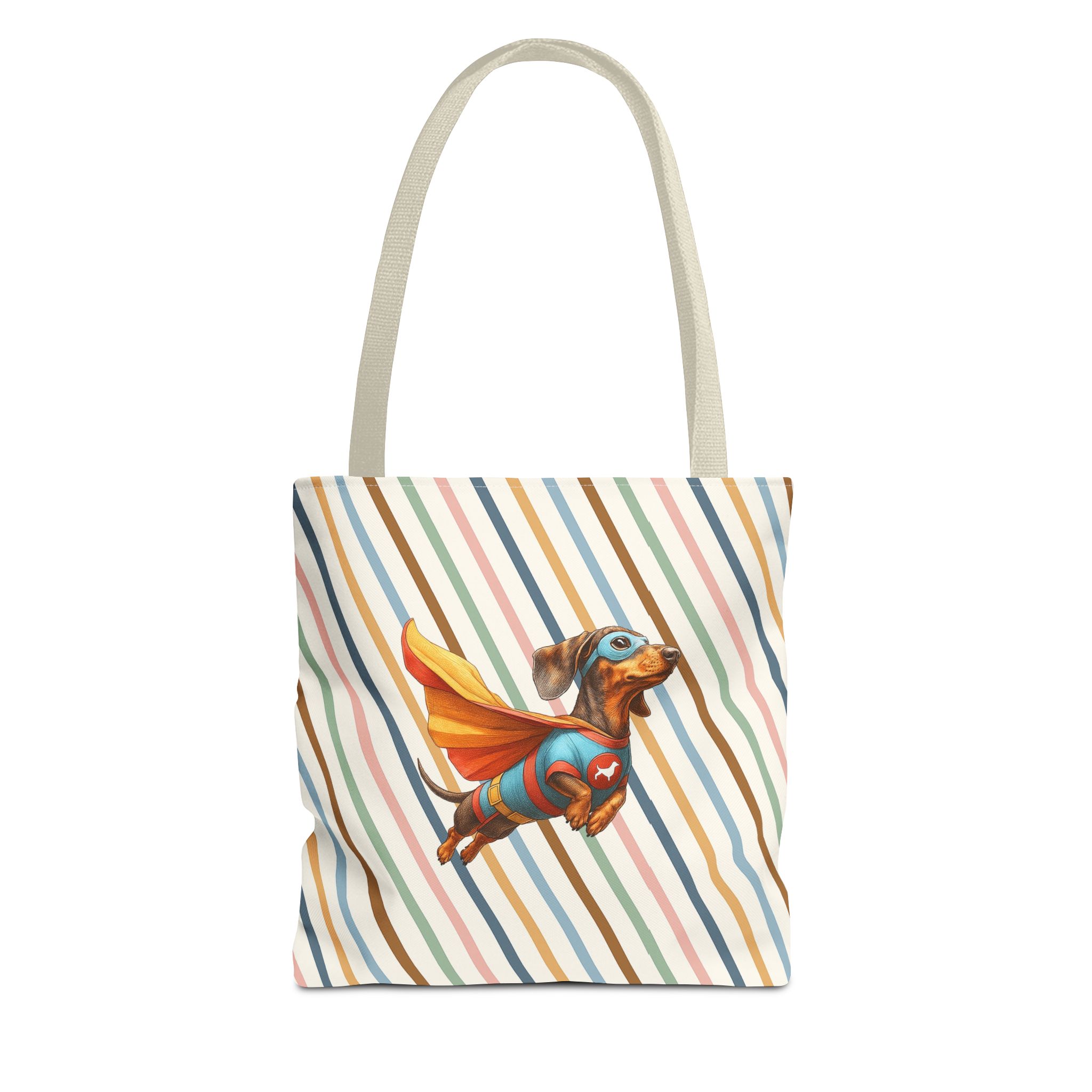 Funny canva tote bag Superhero cute tote bag dachshund super hero shoulder bag fantasy gift dog purse - Image 19