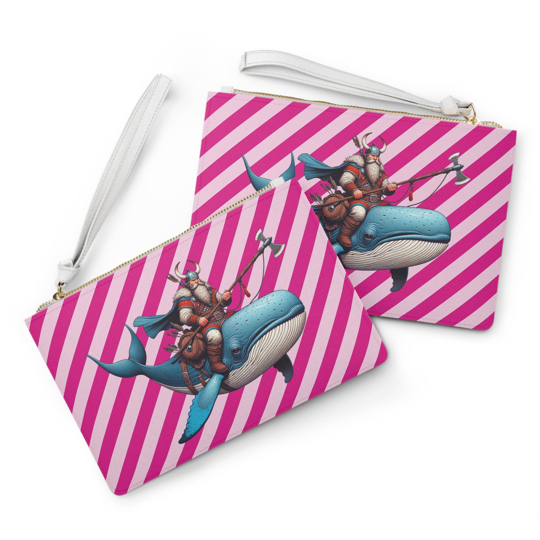 Viking clutch bag boho mythology evening bag whale purse vintage retro Clutch bag gift cool purse – Image 2