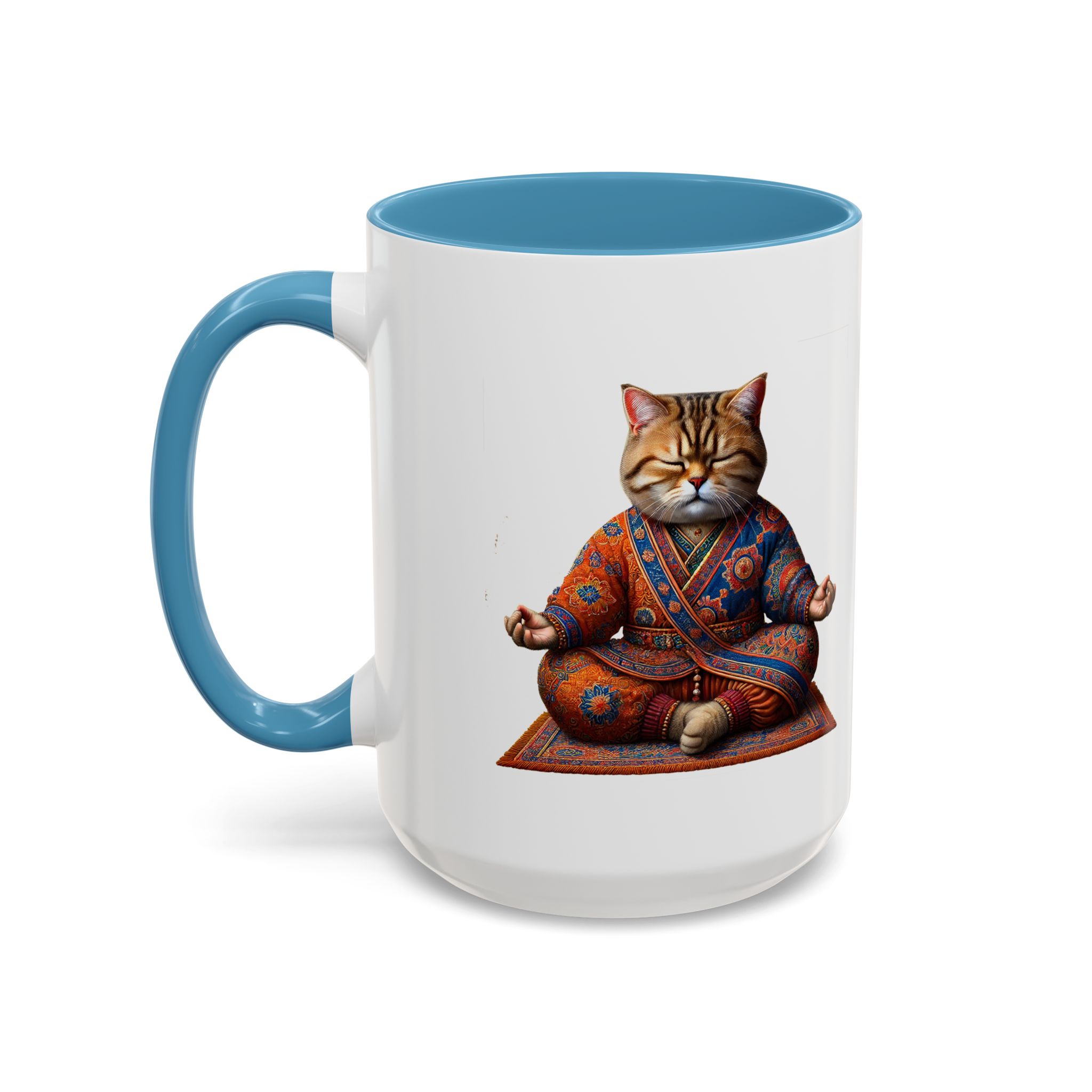 Office Mug cat lover yoga gift for mom Tea cup coffee Mug meditation accessory mindfulness pet design - Image 38