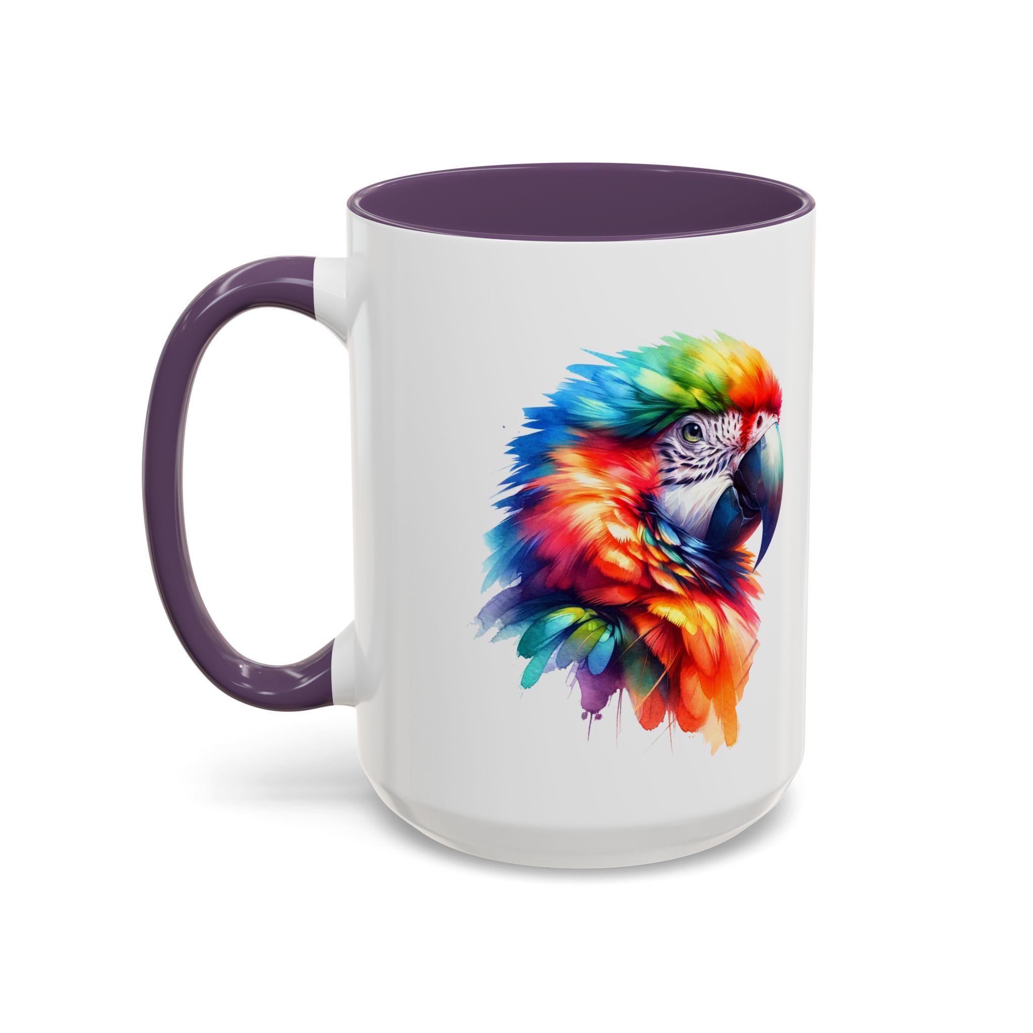 Parrot Mug vivid colors bird lover Cup parrot print cool print nature lover accessory stylish print - Imagen 58
