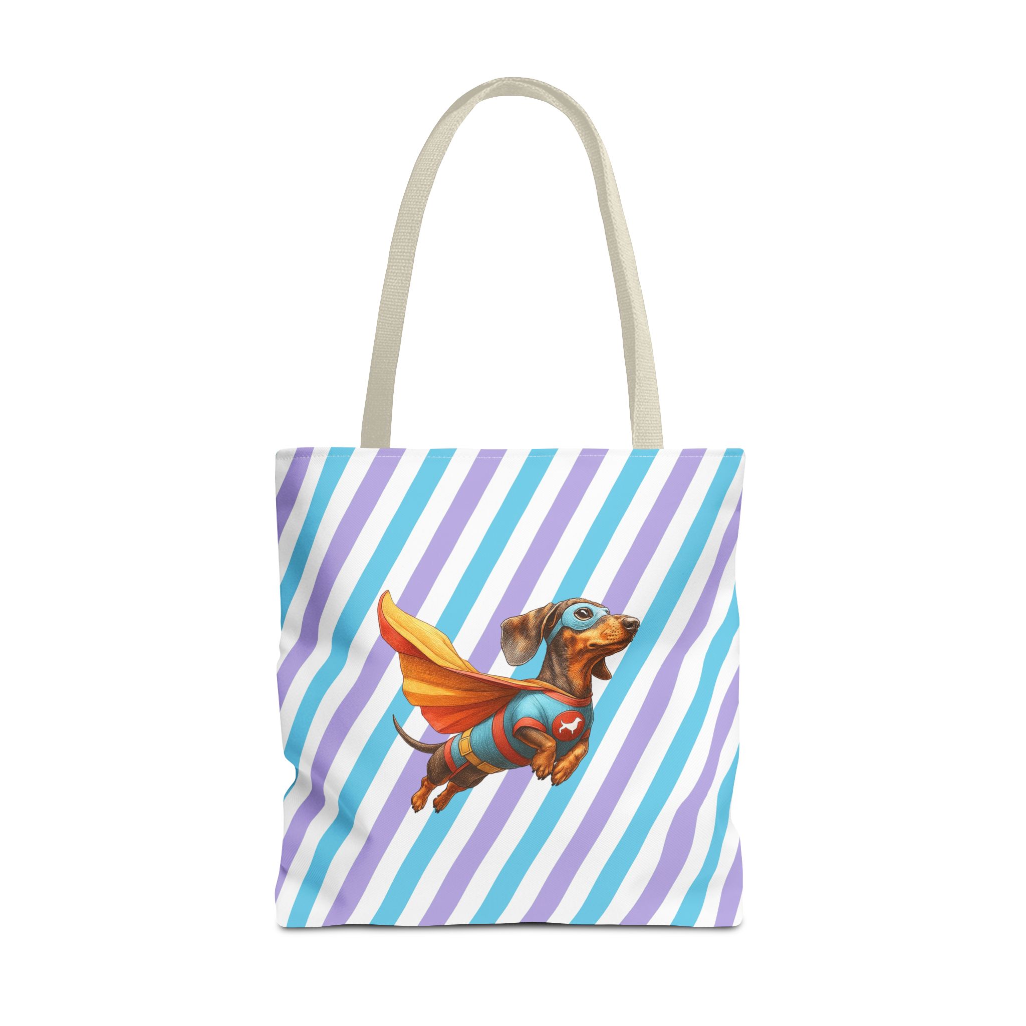 Funny canva tote bag Superhero cute tote bag dachshund super hero shoulder bag fantasy gift dog purse - Image 23