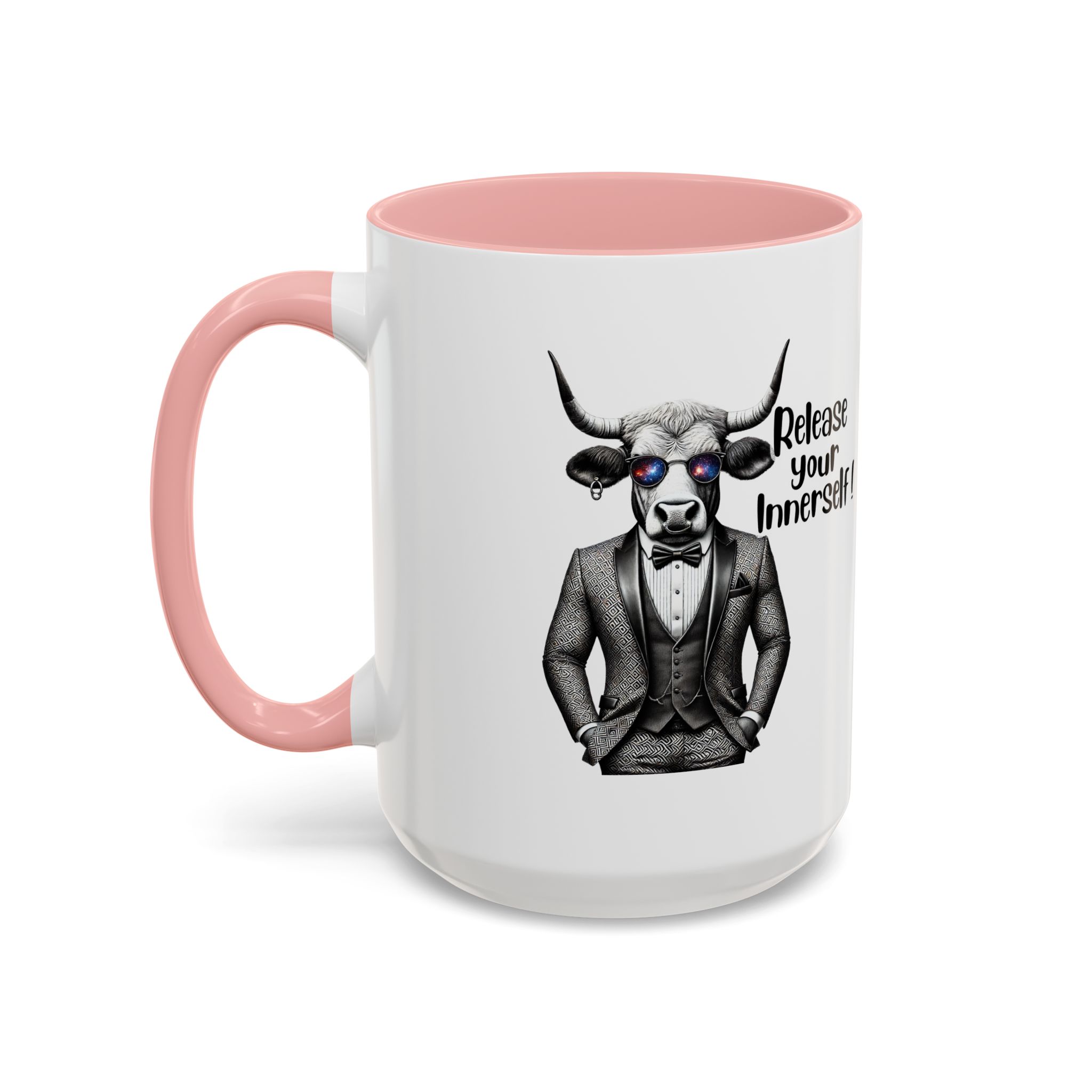 Coffee mug funny motivational gift for her cute cup tea lover cool boho mug office accessory self confidence design bull – Image 26