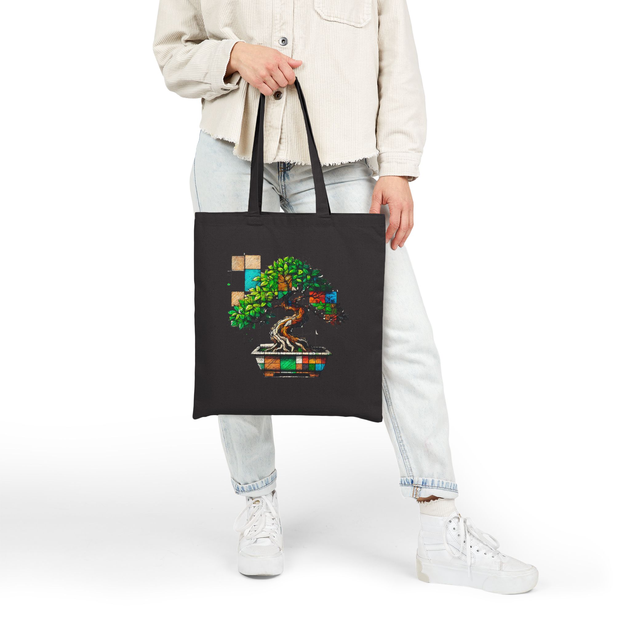 Bonsai tote bag zen nature style comfortable to carry and visually unique - Image 8
