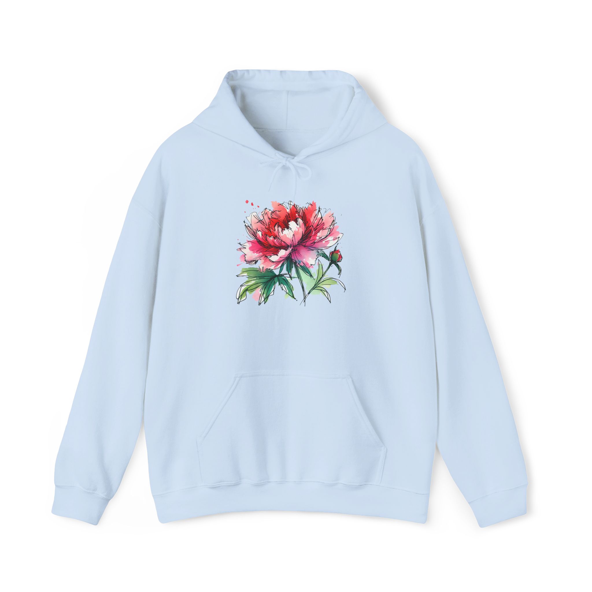 Flower Hoodie – Tropical Hoodie – Flower Print Sweatshirt - Image 18