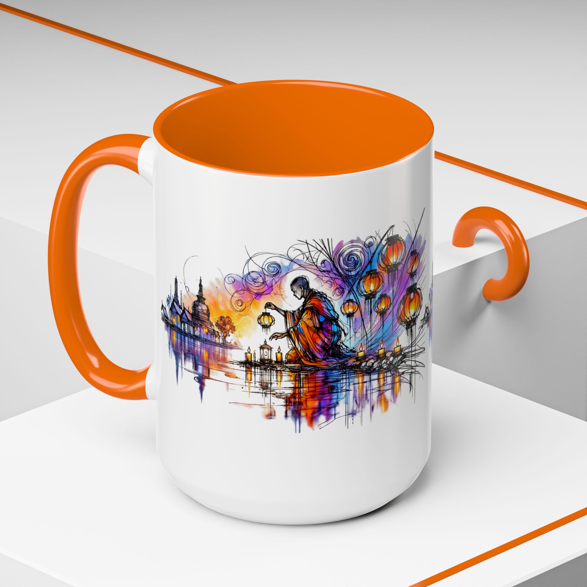 Office mug Buddha coffee Cup yoga tea Mug coffee meditation accessory mindfulnss cool gift for her – Image 56