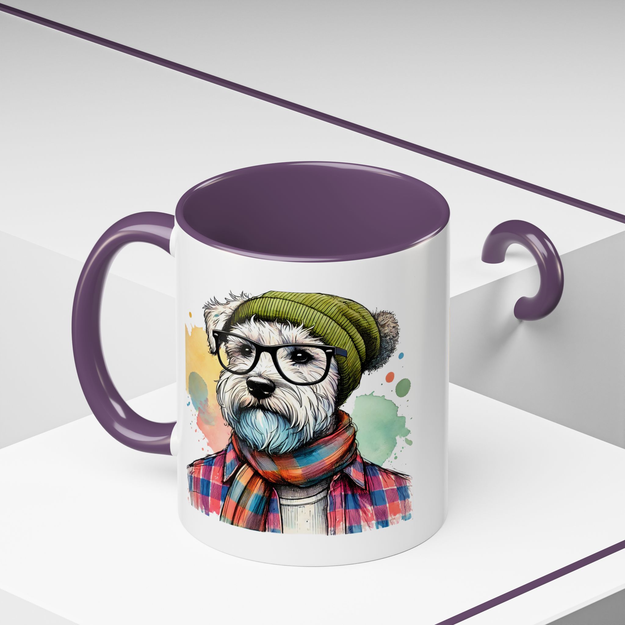 Funny mug dog Boho coffee mug funny gift pet lover hipster accessory lover tea office mug unique design - Image 48