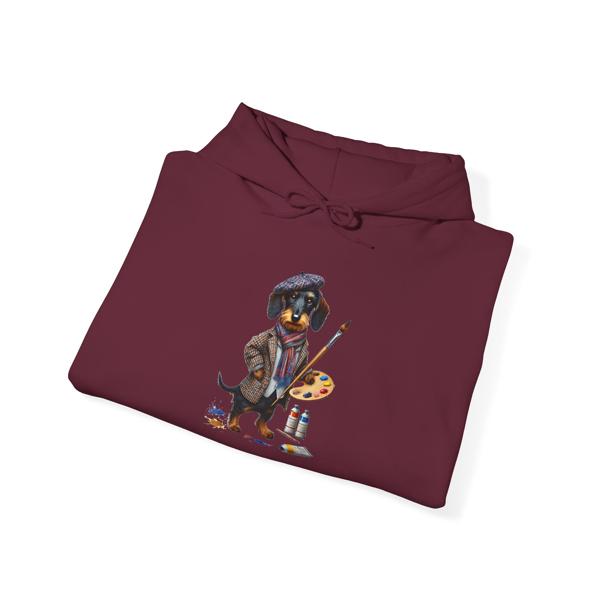 Dachshund Hoodie – Cute Dog Hoodie – Boho Dog Sweatshirt dachshund print - Image 15
