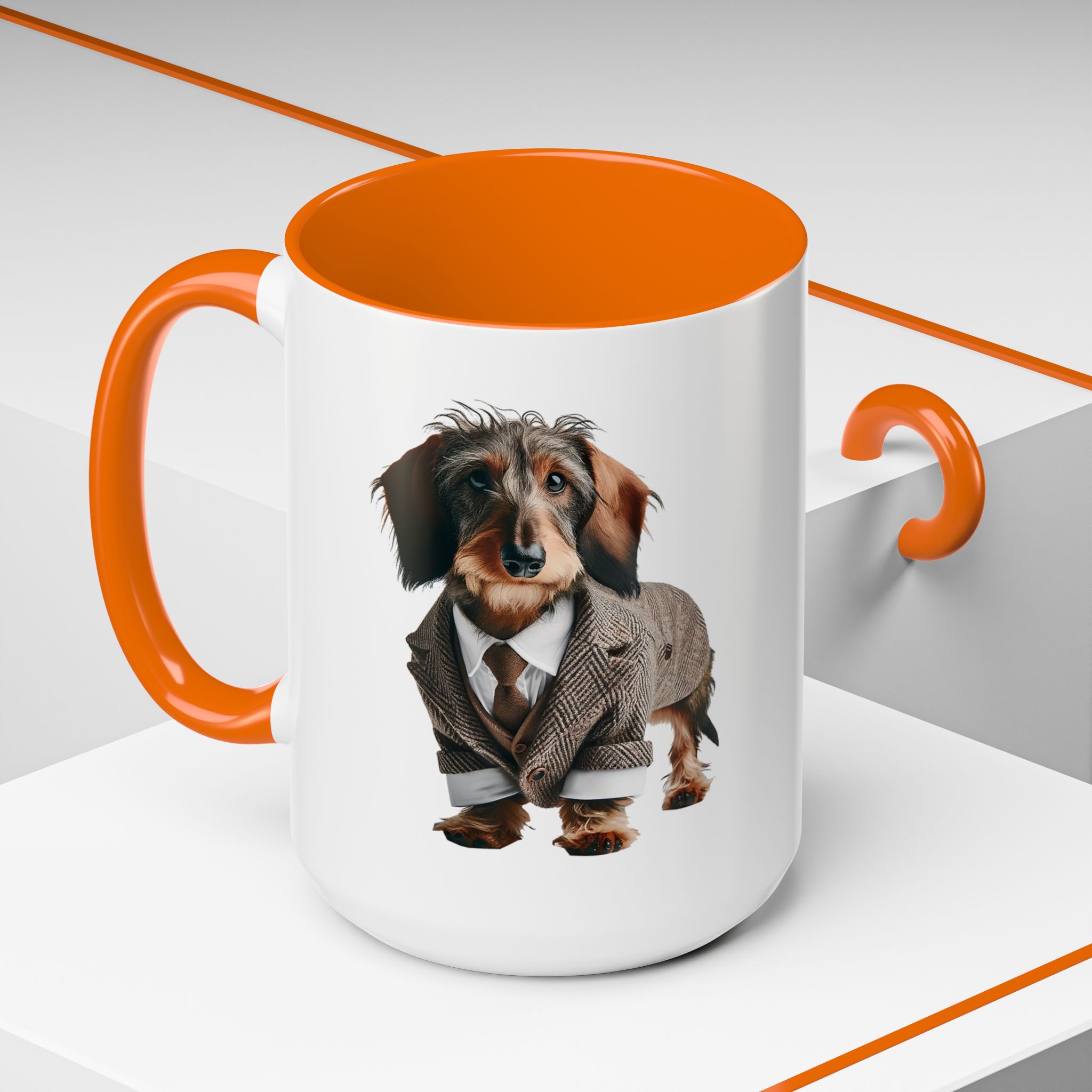 Office mug Dachshund coffee Cup Dog love gift for her unique mug boho tea cup puppy design pet accessory - Image 56