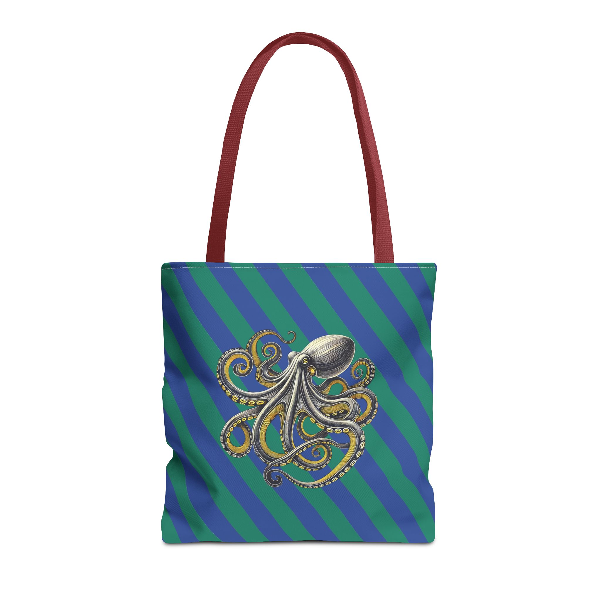 Octopus Canvas tote bag Calligraphy cute tote bag vintage bag gift for her Cool Japanese design ethical shoulder bag japan print - Image 9