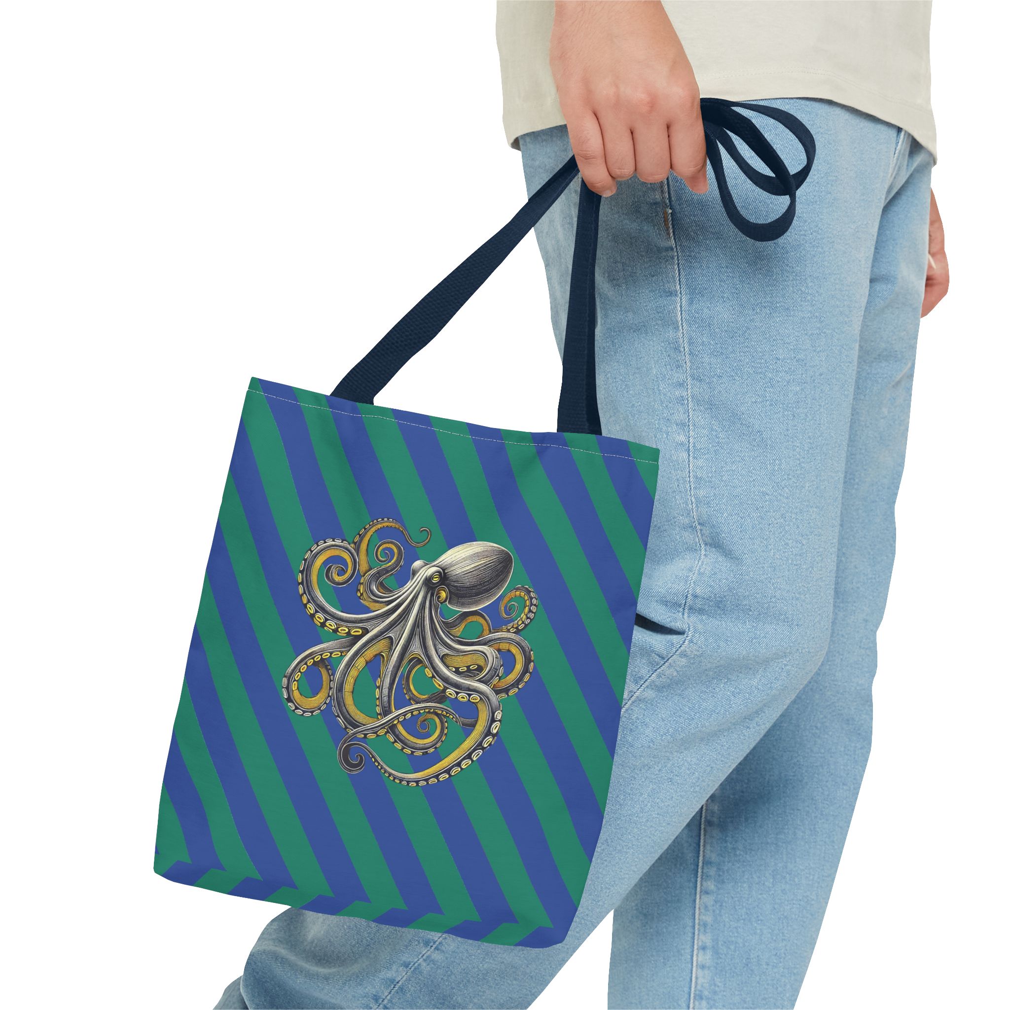 Octopus Canvas tote bag Calligraphy cute tote bag vintage bag gift for her Cool Japanese design ethical shoulder bag japan print - Image 26
