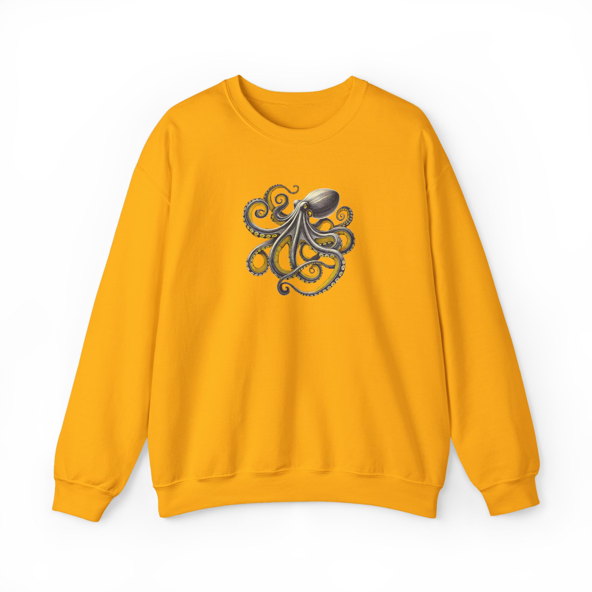 Octopus sweatshirt – Boho Octopus sweater – Japan Octopus Sweatshirt nature print - Image 14