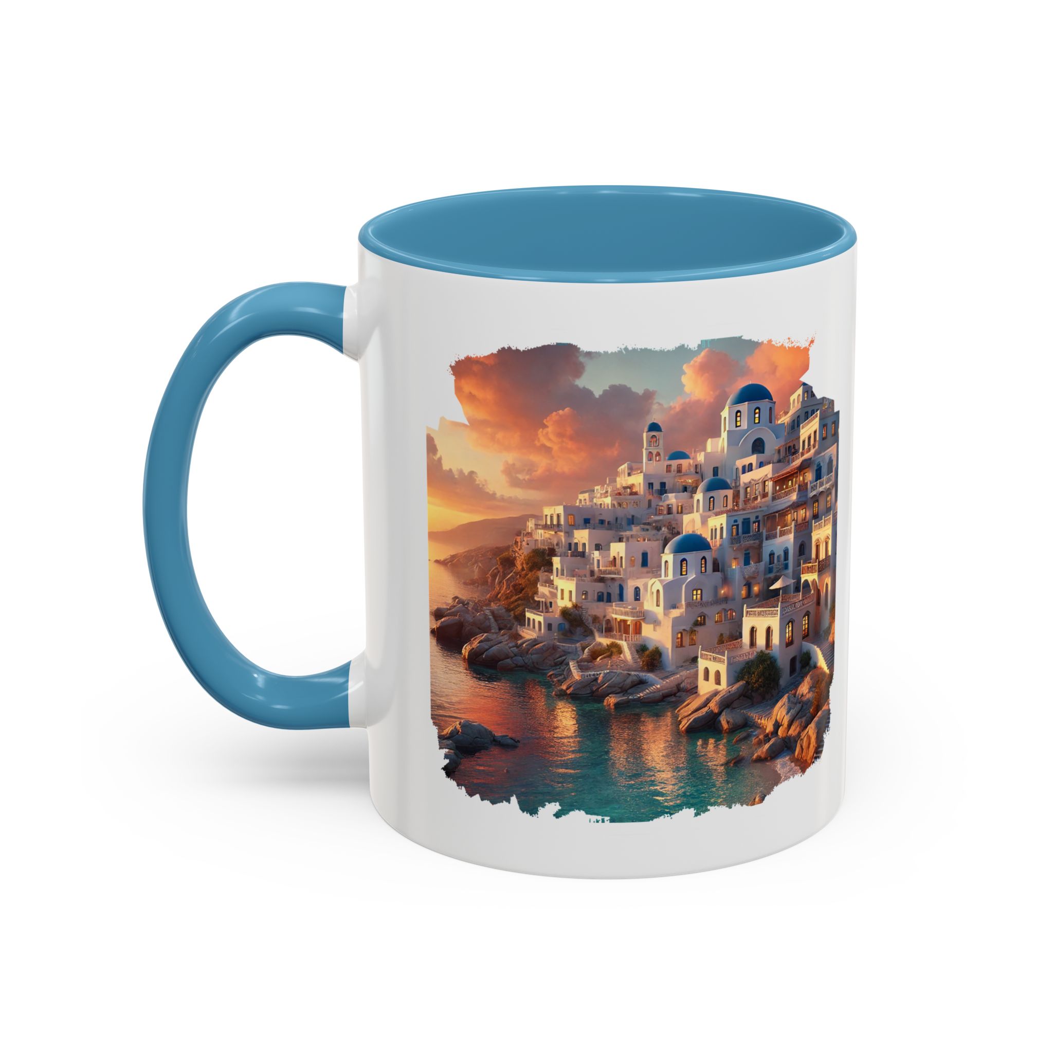 Office mug landscape Santorini caldera office mug nature print greece boho gift coffee cup tea accessory unique - Image 38