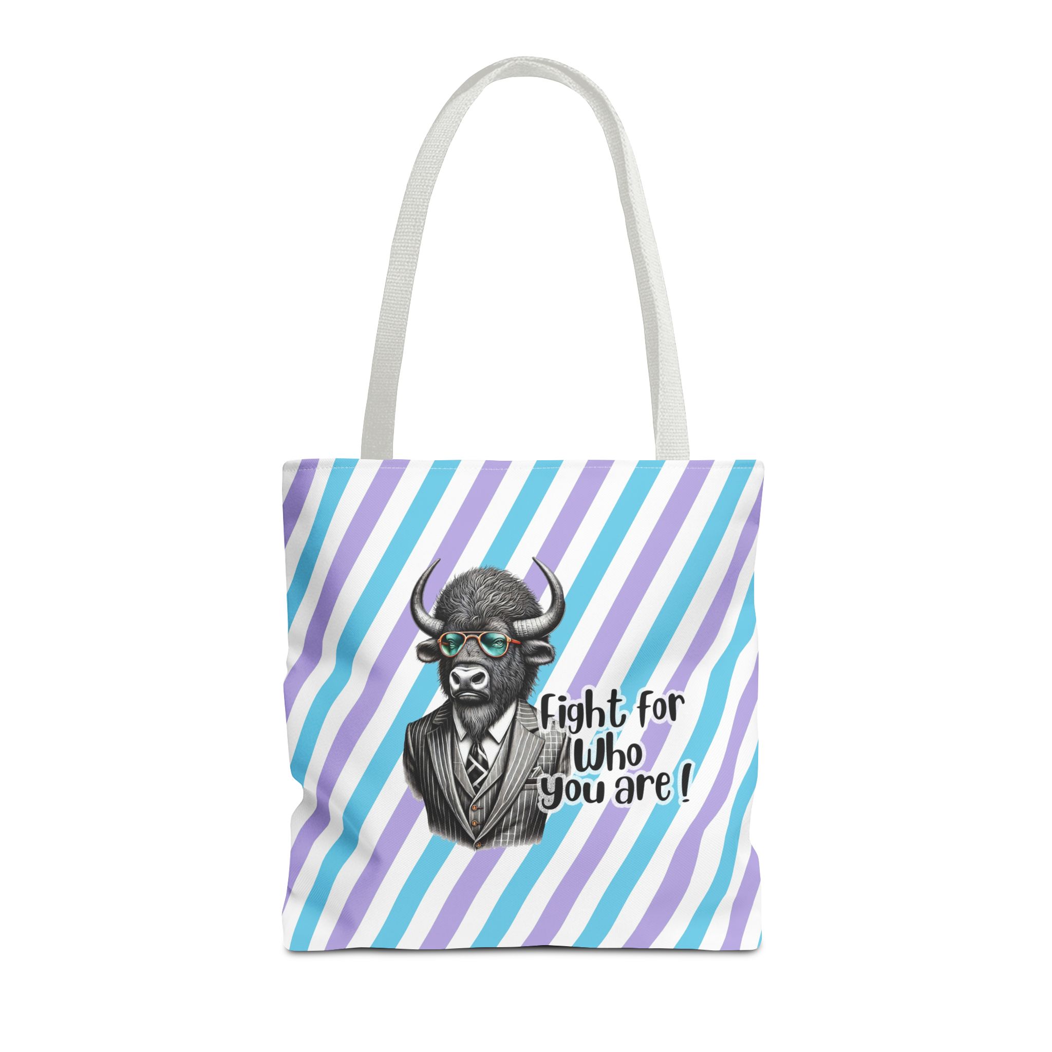 Canvas tote bag Vintage bag Motivational funny tote bag Bison design cute tote bag for self confidence shoulder bag – Image 15