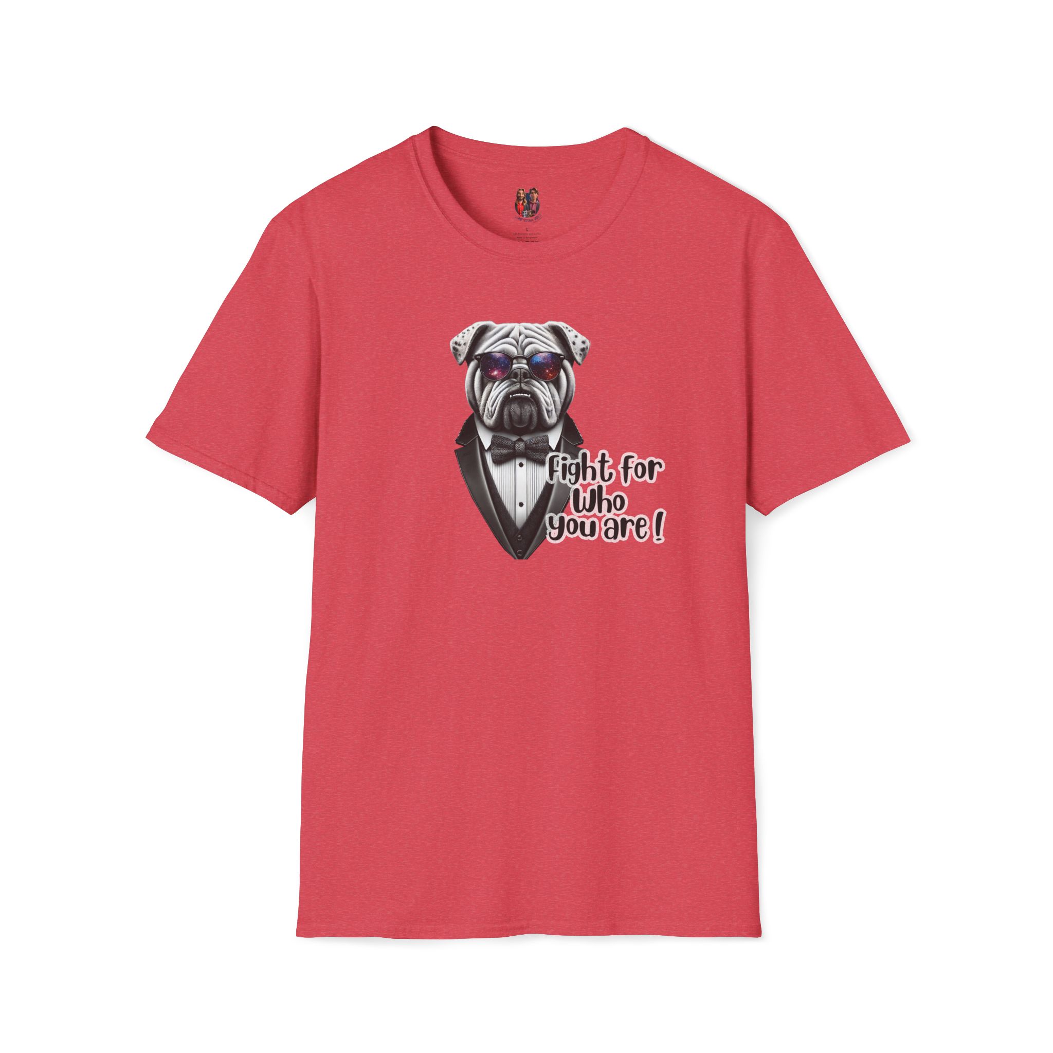 Vintage Tshirt Motivational Graphic tee Bull dog design funny clothing for self confidence boost - Image 36