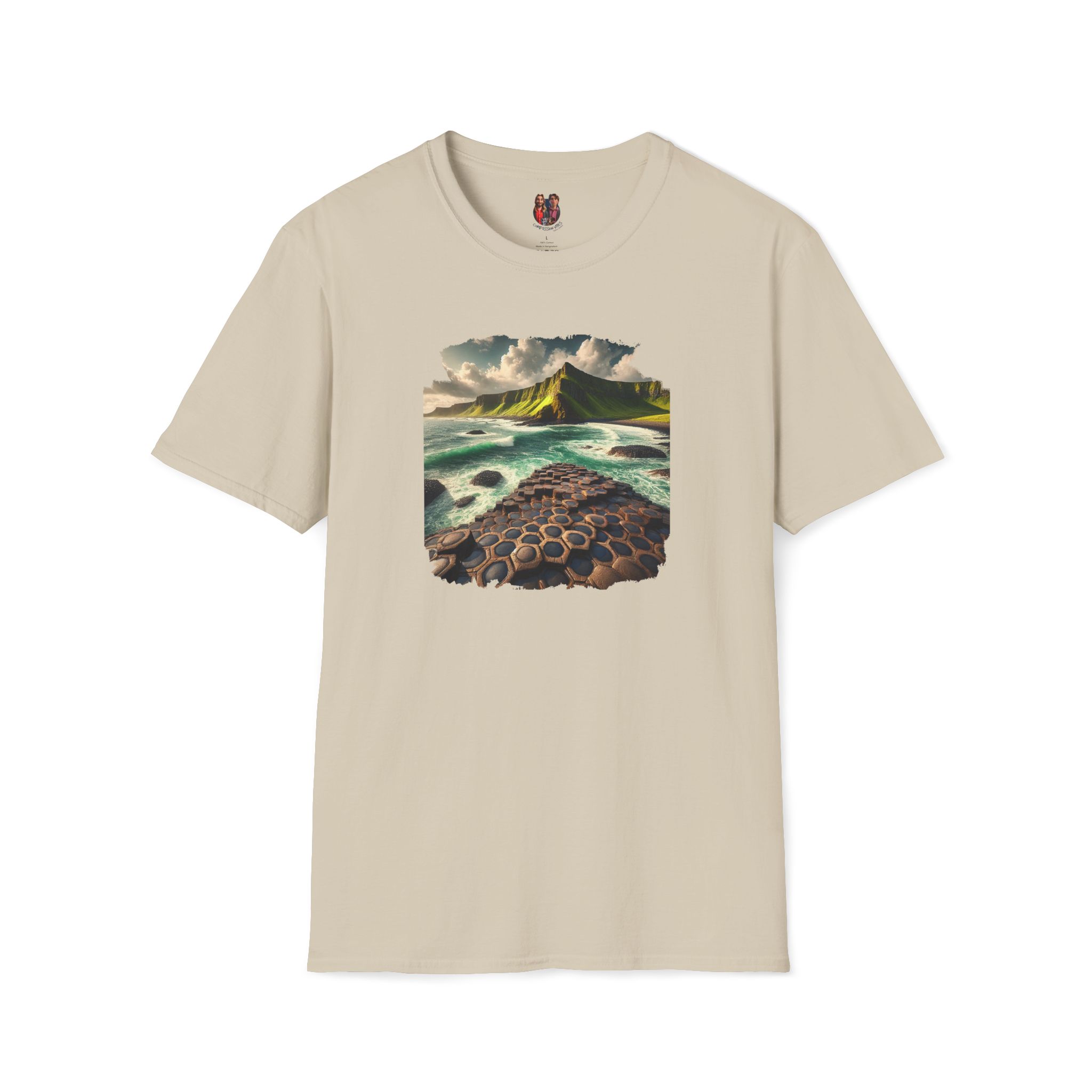 Landscape tshirt ireland graphic tee nature vintage clothing gift for dad giant causeway bushmills vintage tshirt cool comfort apparel - Image 8