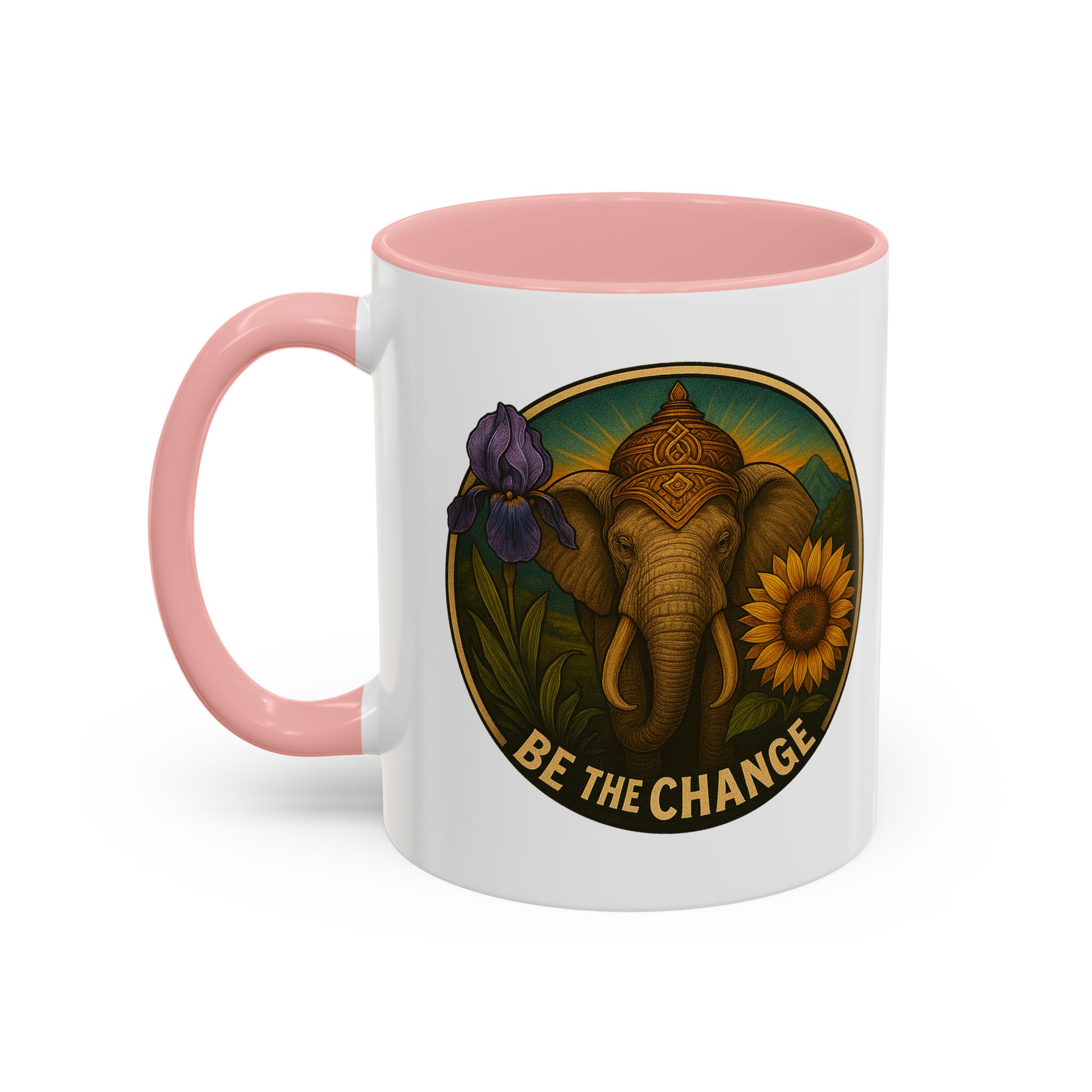 Surrealist coffee mug buddha Fantasy mug Limited Edition Hand Drawn Art by Real Artist - Imagen 10