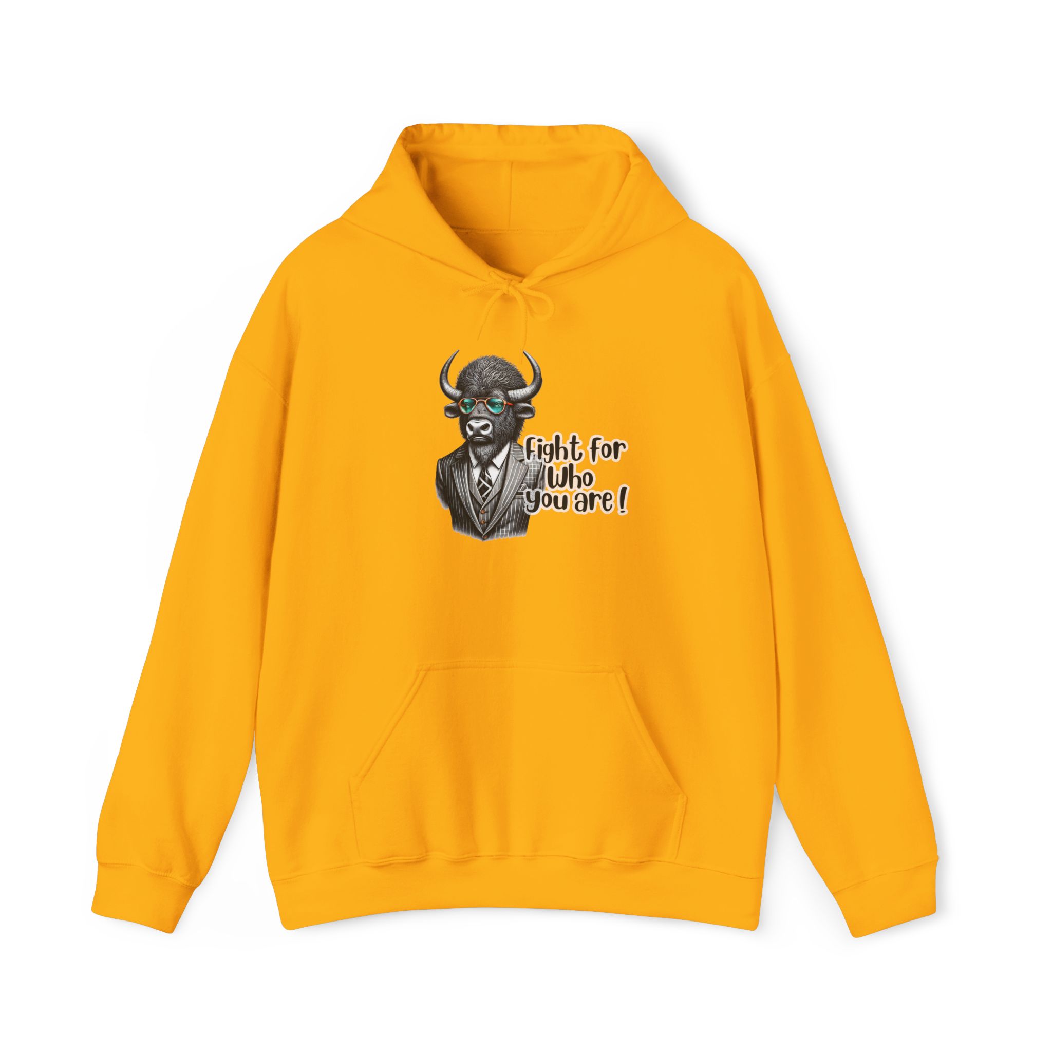 Motivation Hoodie – Bison Hoodie – Retro Bison sweatshirt motivation print - Image 12