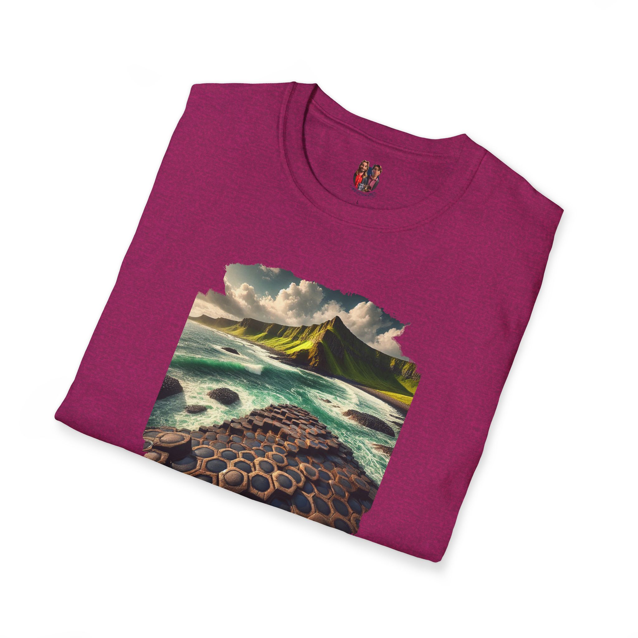Landscape tshirt ireland graphic tee nature vintage clothing gift for dad giant causeway bushmills vintage tshirt cool comfort apparel - Image 17
